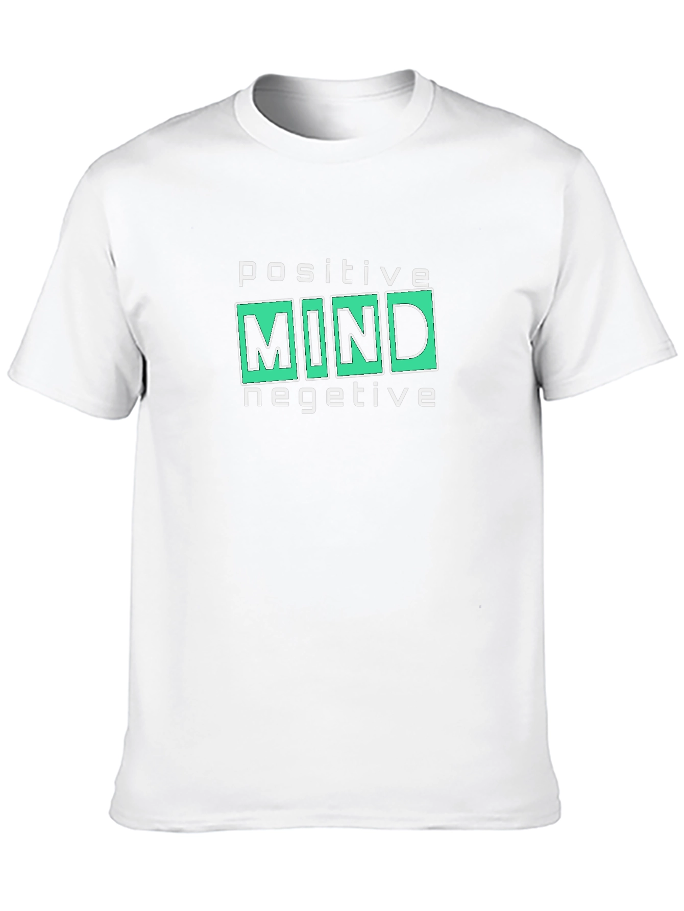 Positive Mind Negative Tee - Cool Graphic Print