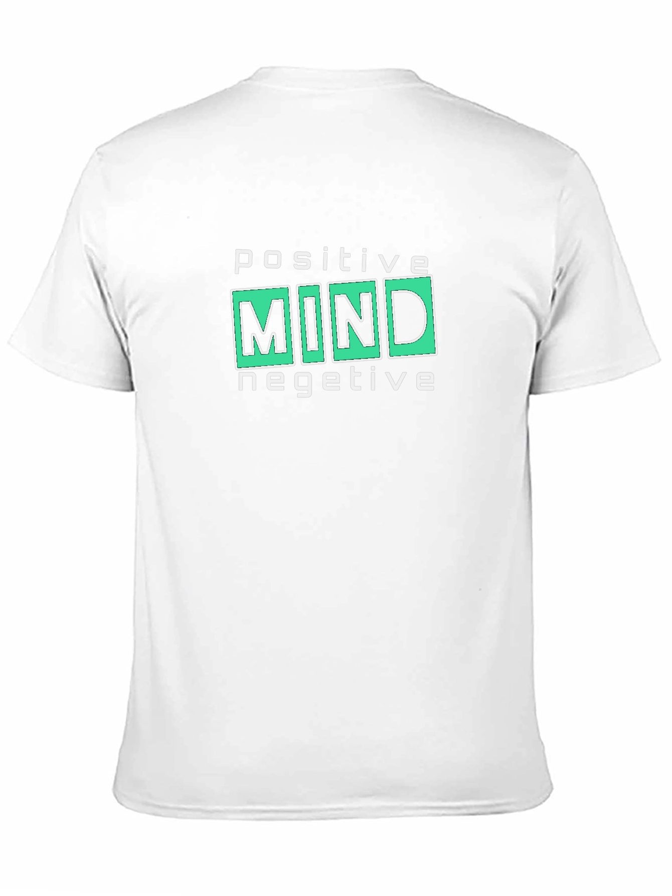 Positive Mind Negative Tee - Cool Graphic Print