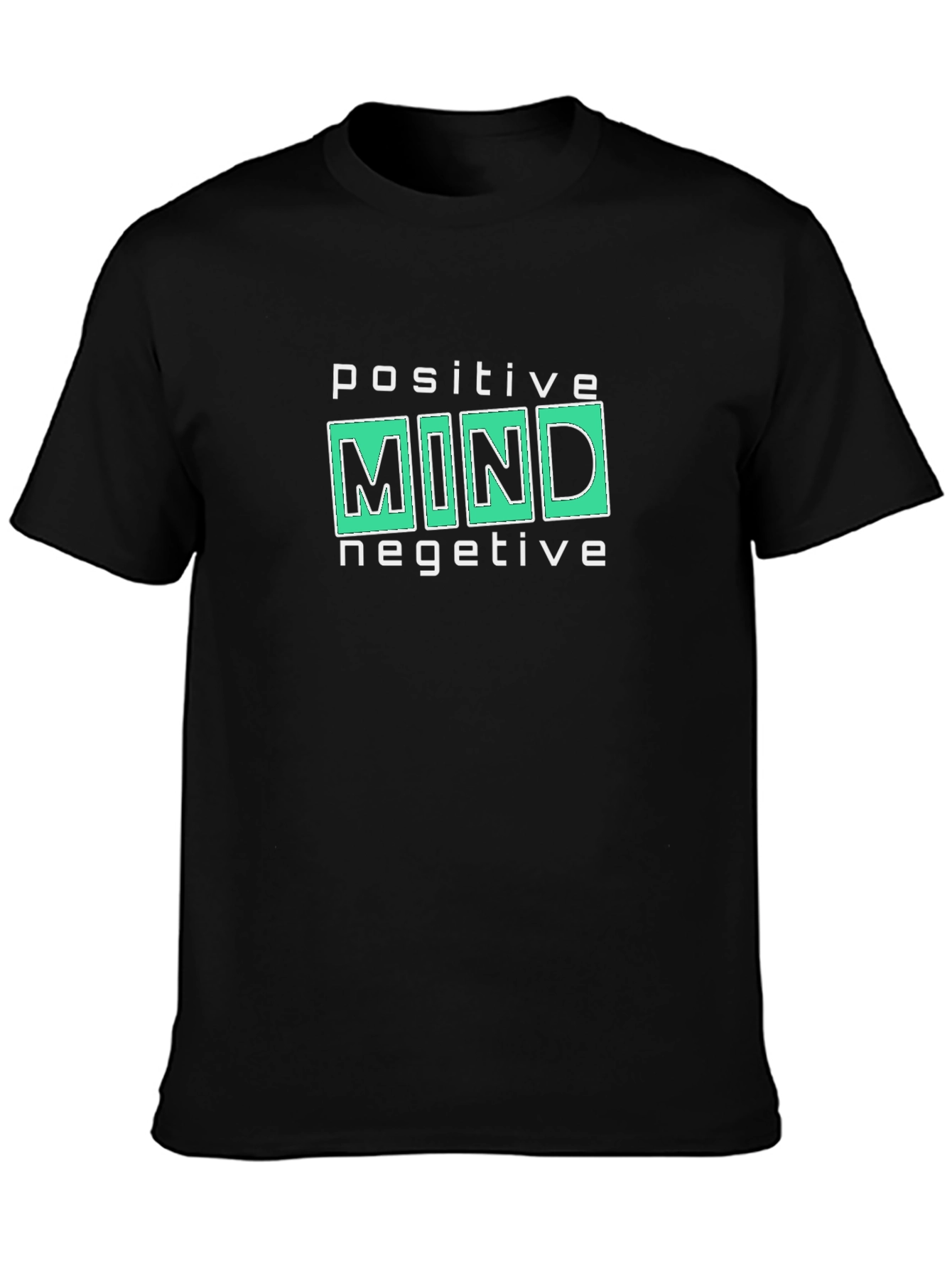 Positive Mind Negative Tee - Cool Graphic Print