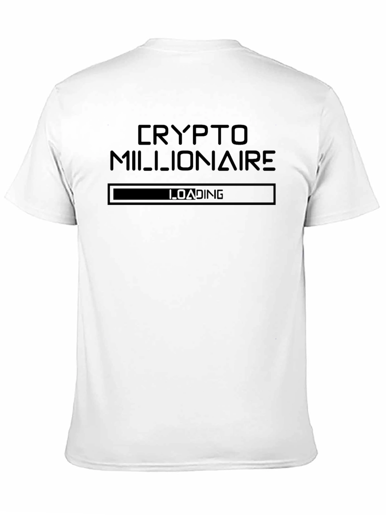 Crypto Millionaire Loading Black T-Shirt