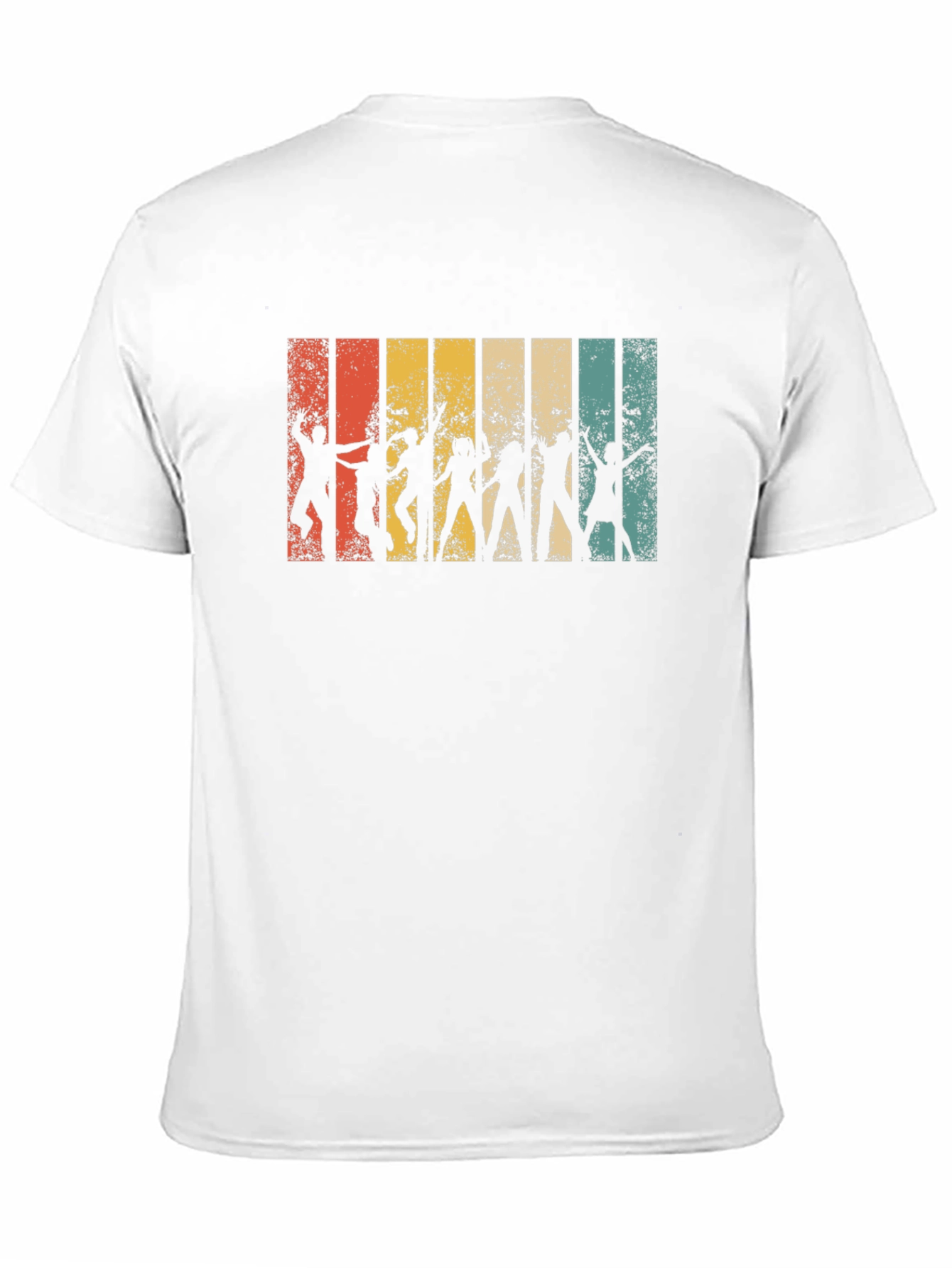 Retro Dance Silhouette Black T-Shirt