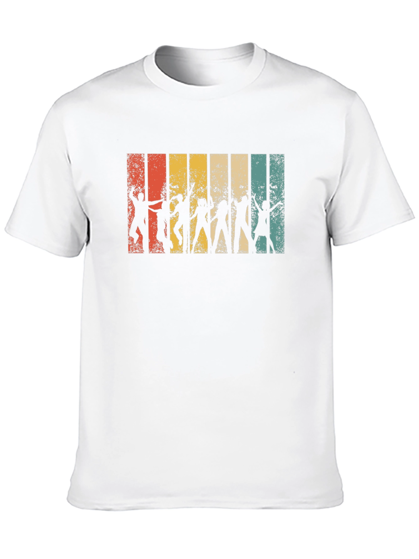 Retro Dance Silhouette Black T-Shirt