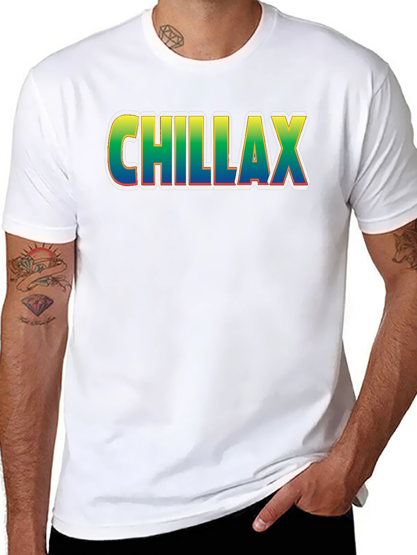 Chillax Graphic T-Shirt - Relaxed Vibes