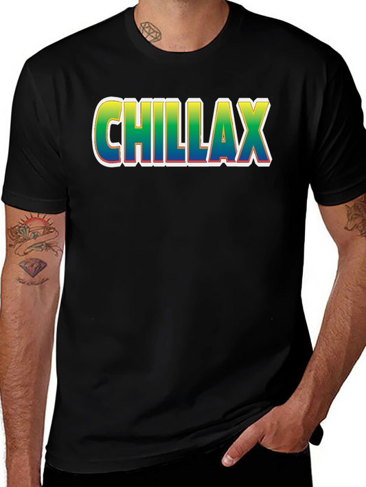 Chillax Graphic T-Shirt - Relaxed Vibes