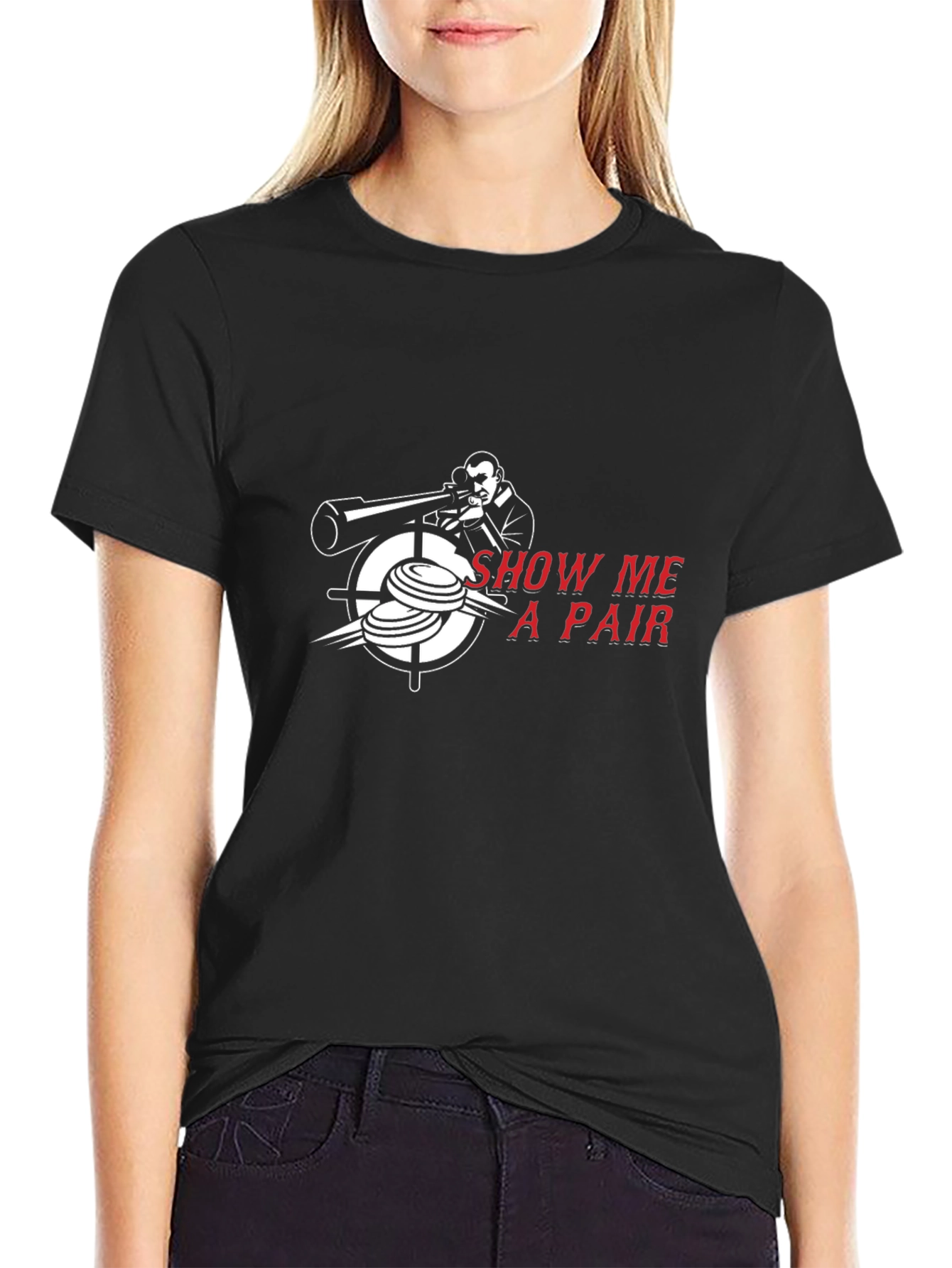 Show Me A Pair T-Shirt - Skeet Shooting Tee