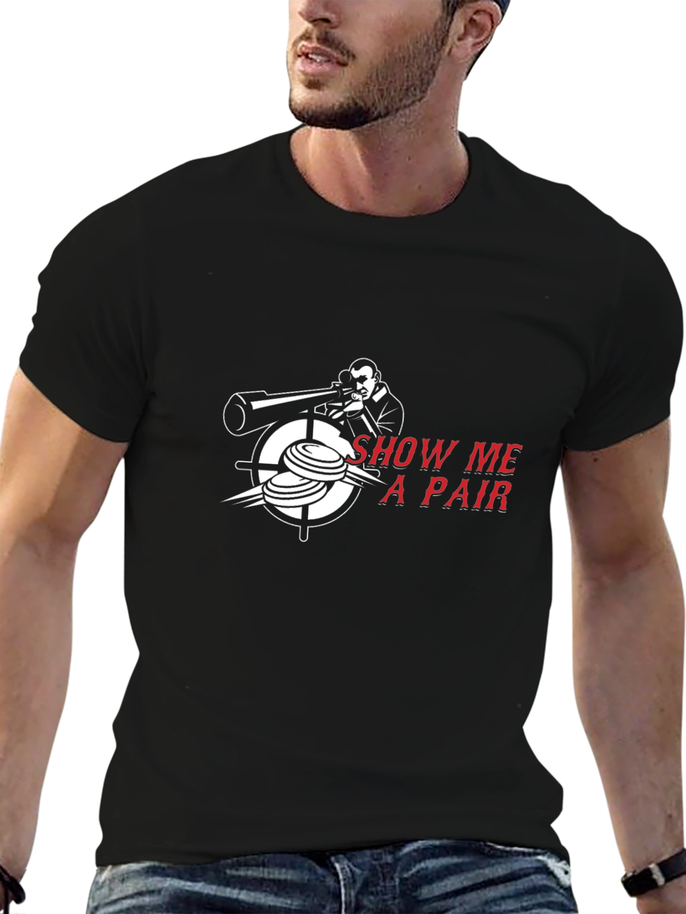 Show Me A Pair T-Shirt - Skeet Shooting Tee