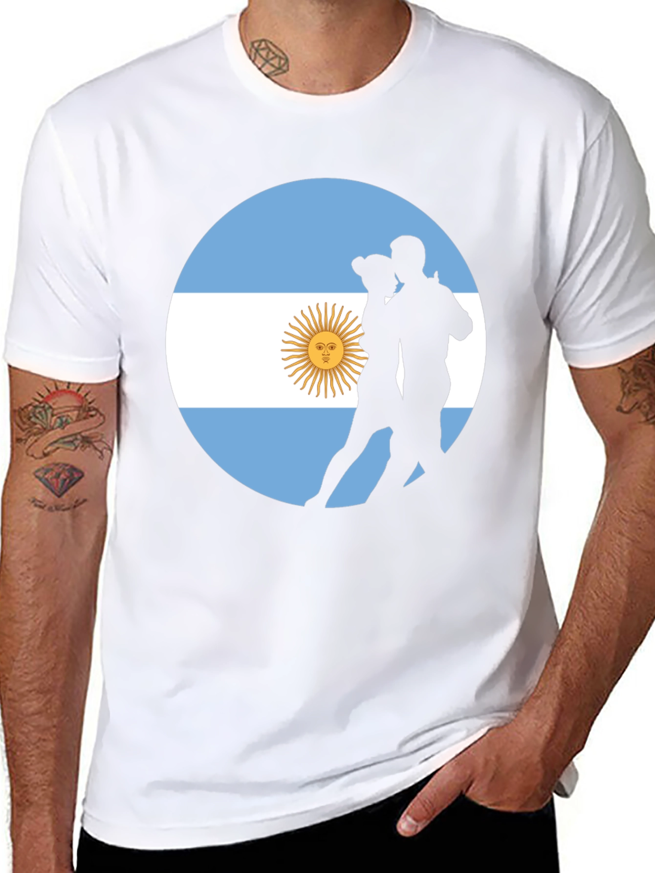 Argentina Tango T-Shirt - Stylish Black Tee