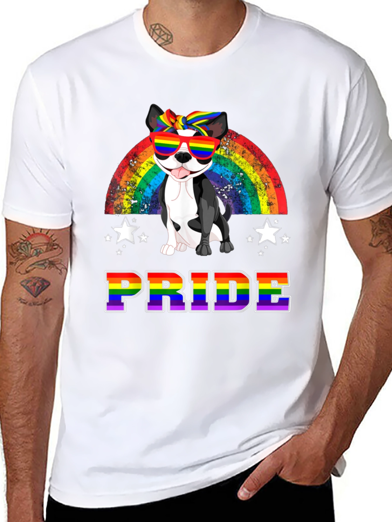 Pride Dog Rainbow T-Shirt