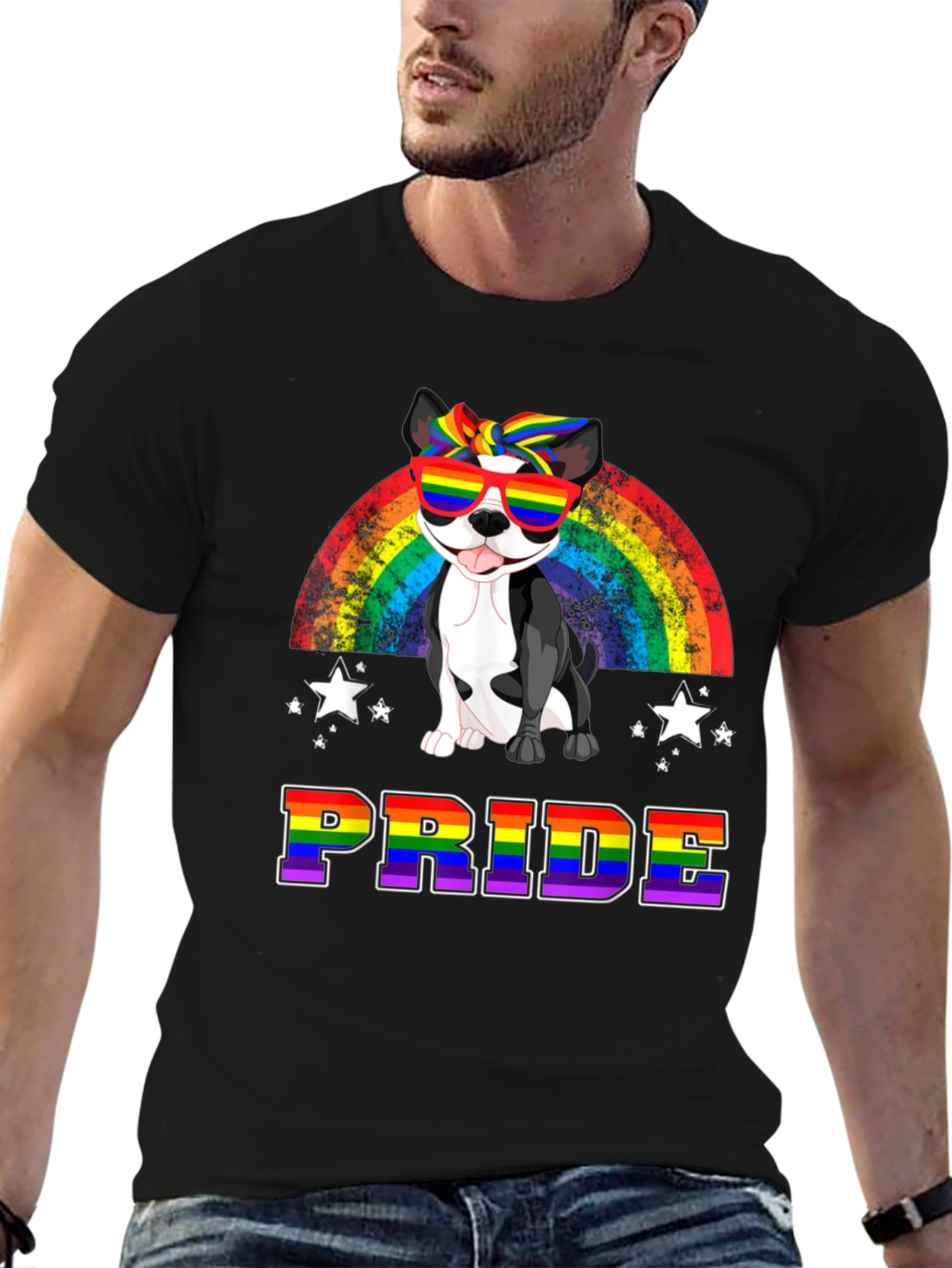 Pride Dog Rainbow T-Shirt