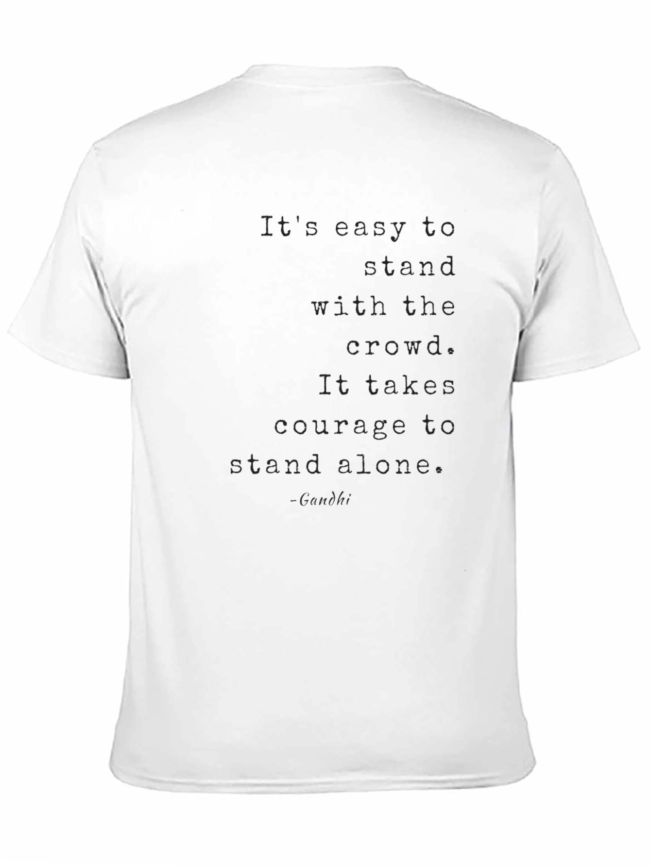 Courage Stand Alone Graphic Tee - Black