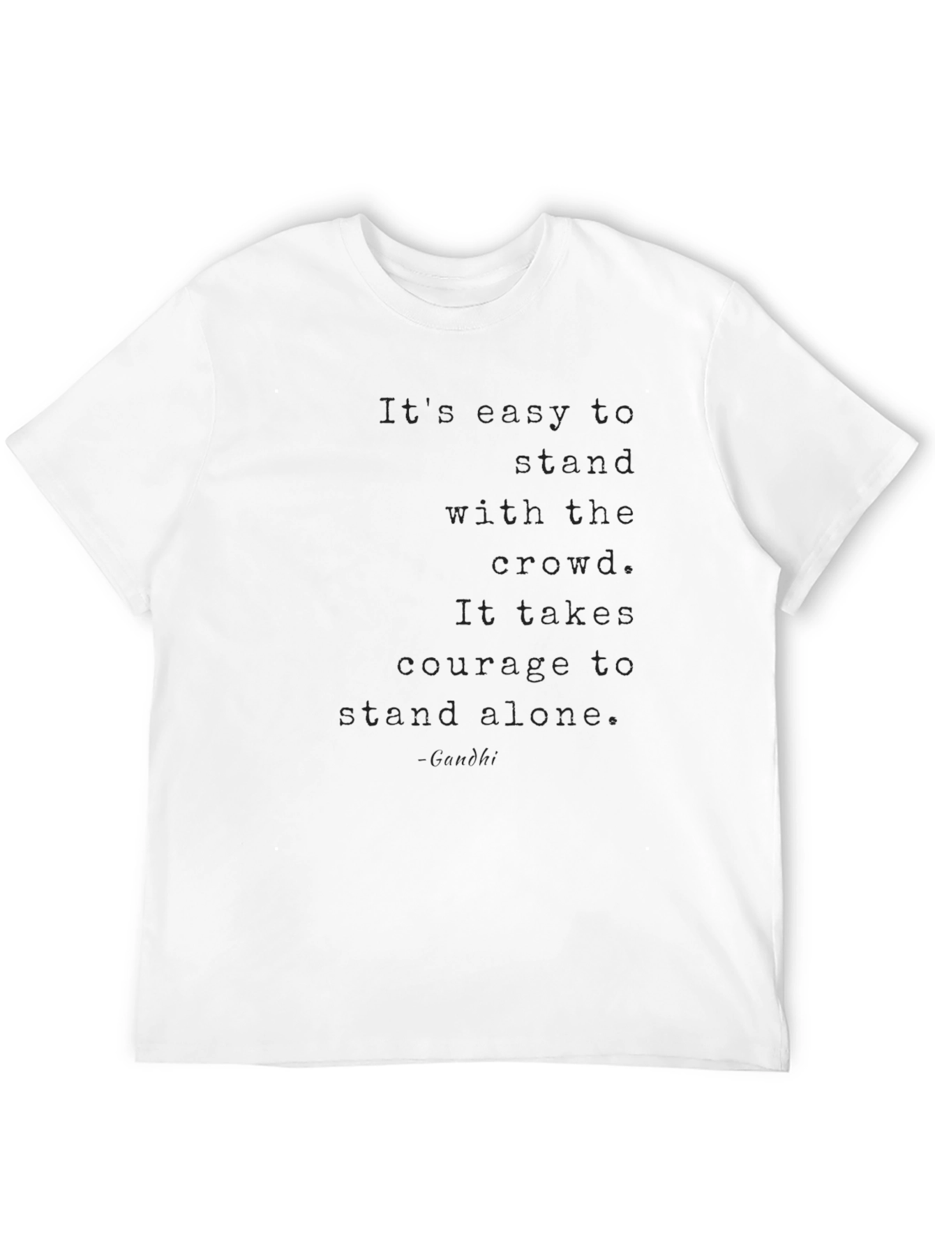 Courage Stand Alone Graphic Tee - Black