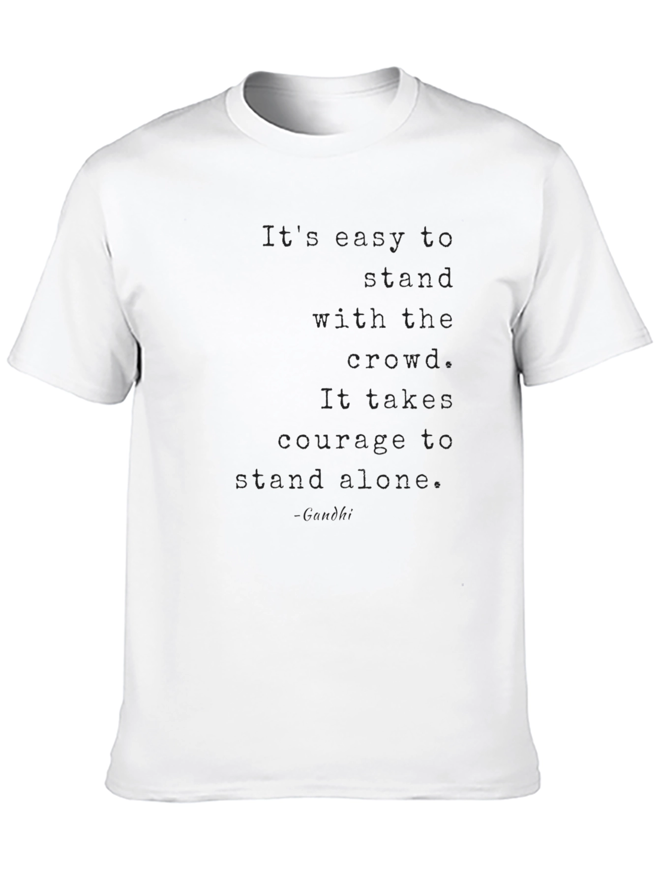 Courage Stand Alone Graphic Tee - Black