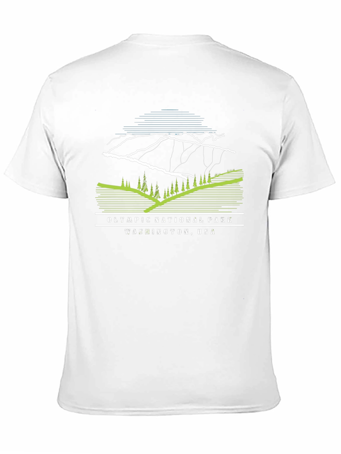 Olympic National Park Graphic Tee - Black