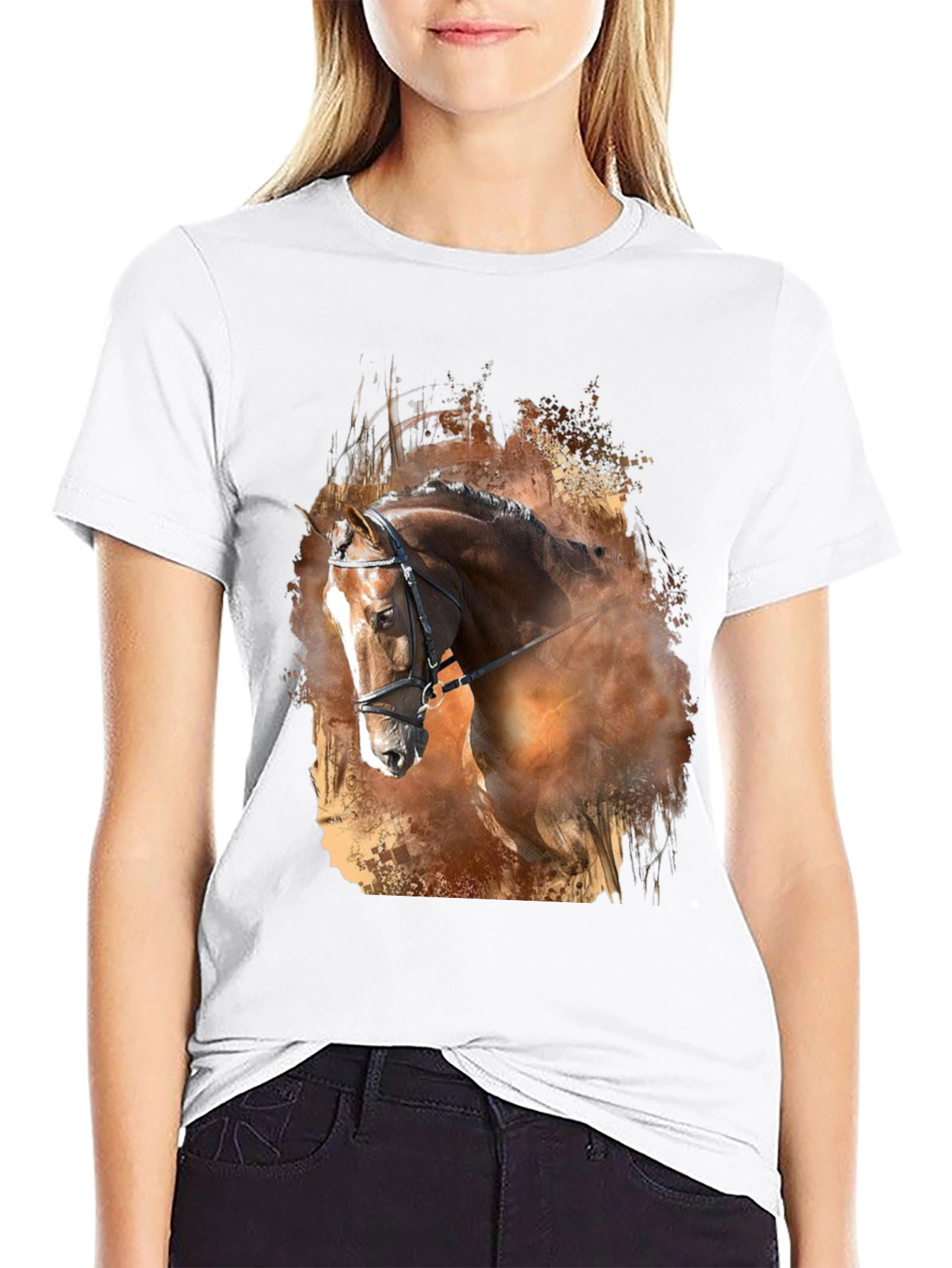 Horse Graphic Tee - Equestrian Fashion T-Shirt