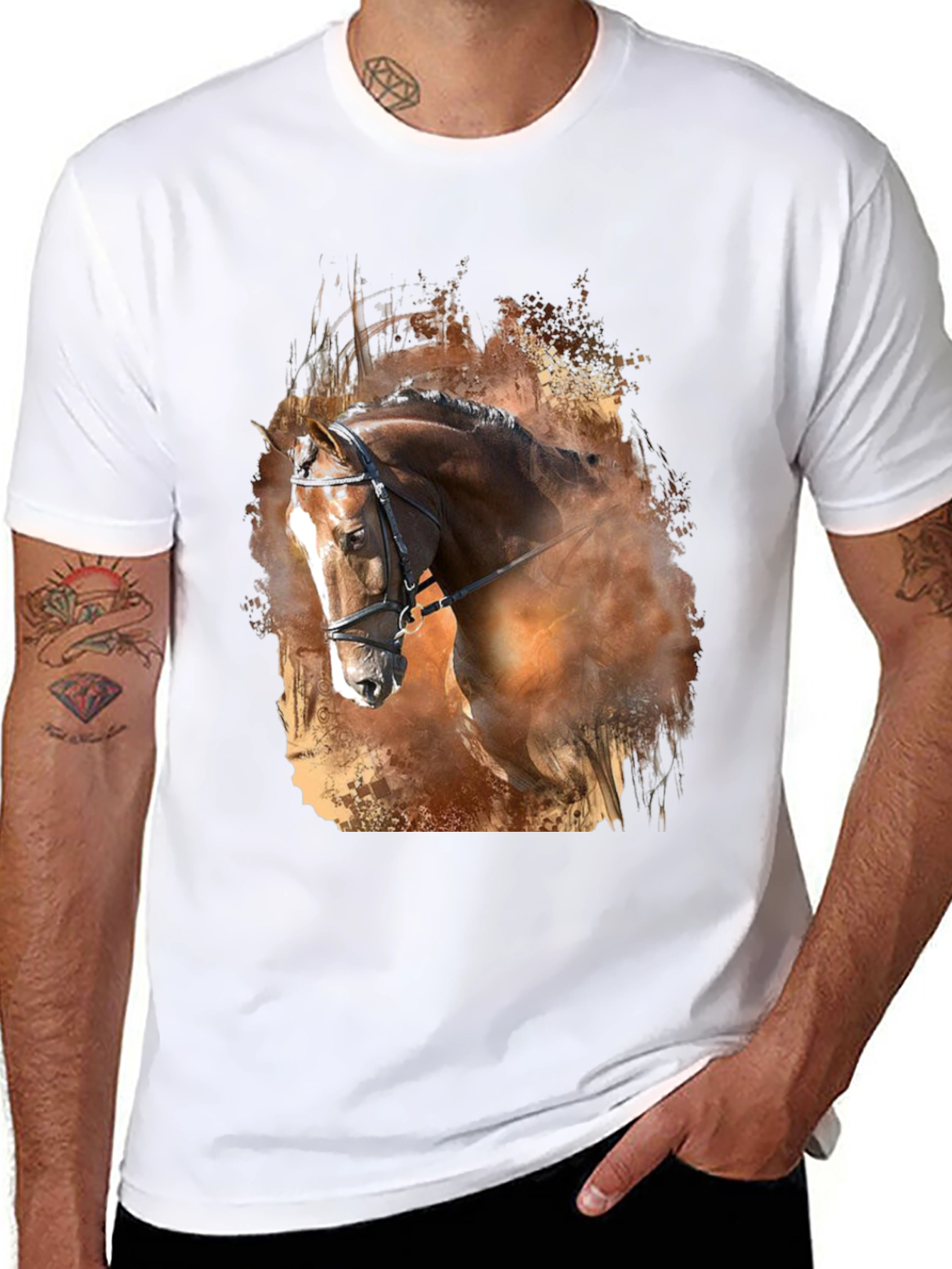 Horse Graphic Tee - Equestrian Fashion T-Shirt