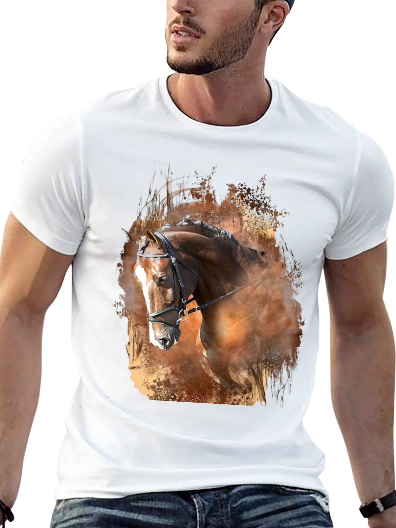 Horse Graphic Tee - Equestrian Fashion T-Shirt
