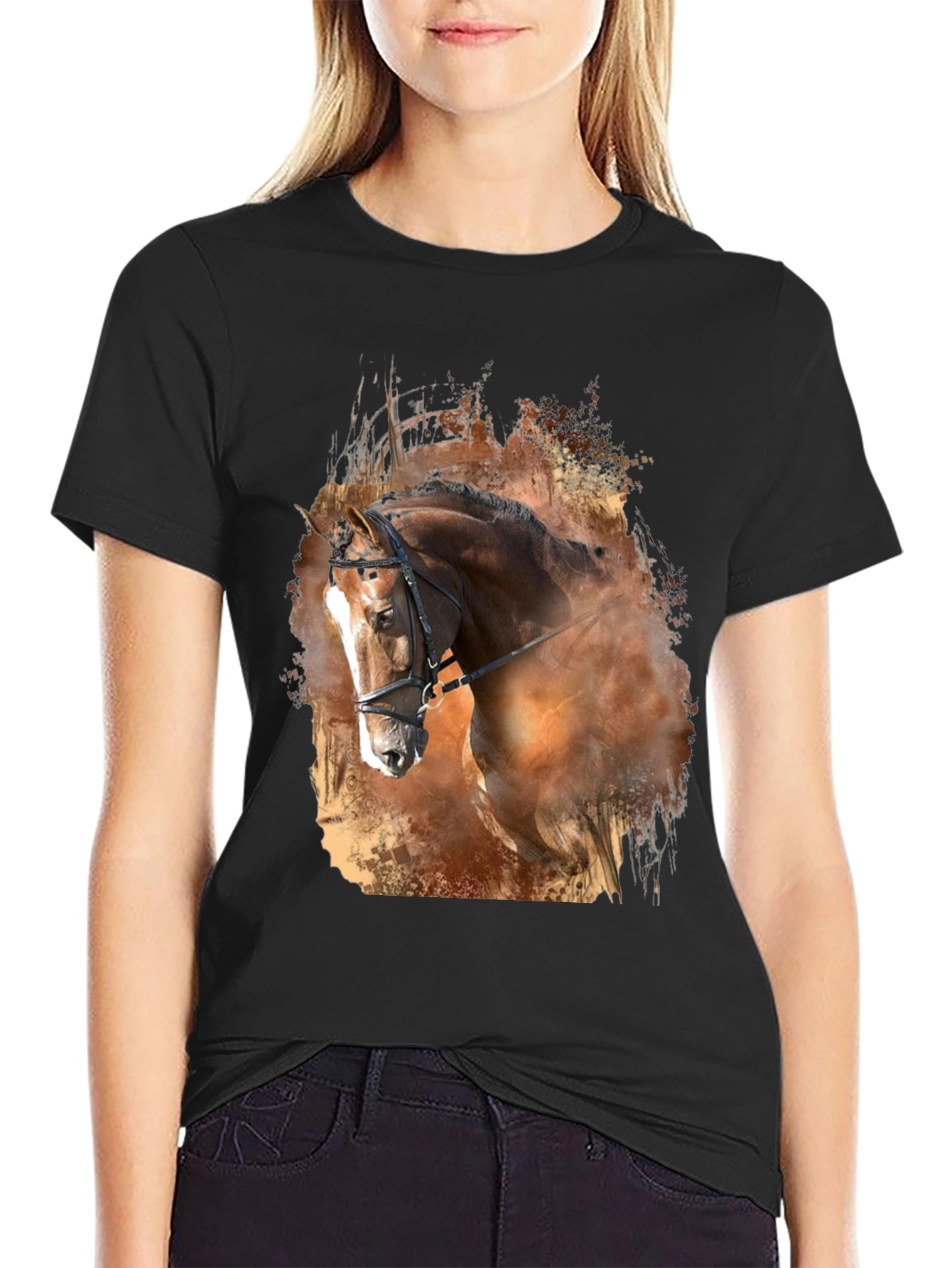 Horse Graphic Tee - Equestrian Fashion T-Shirt