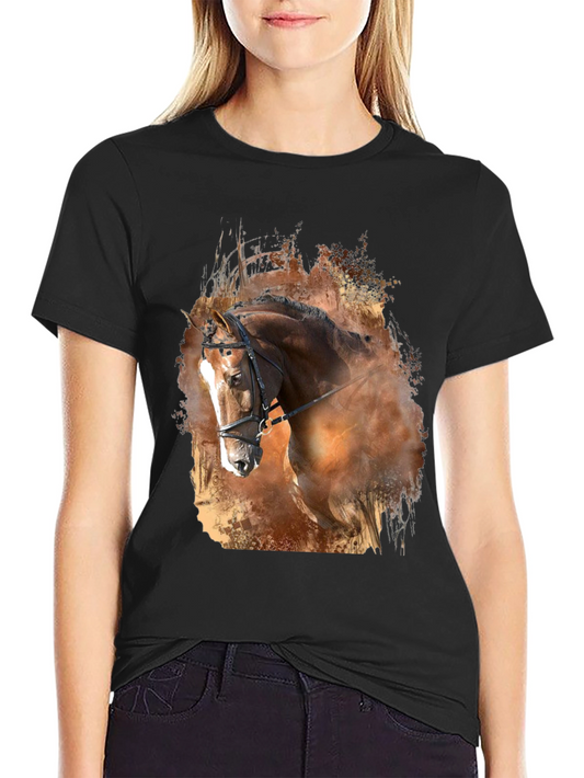 Horse Graphic Tee - Equestrian Fashion T-Shirt