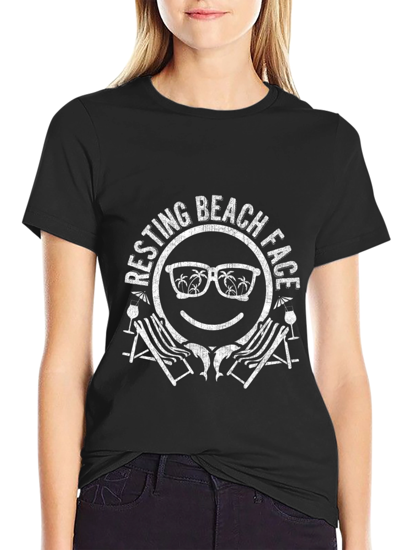 Resting Beach Face T-Shirt