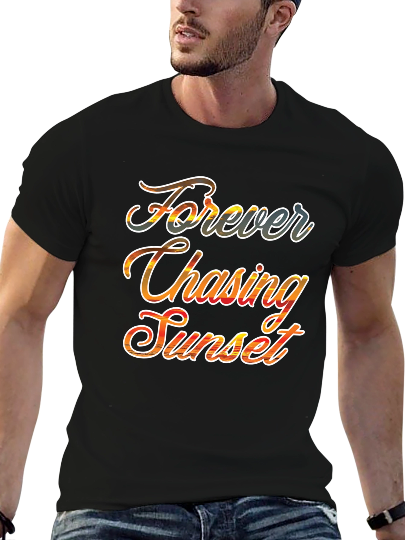 Forever Chasing Sunset Graphic T-Shirt