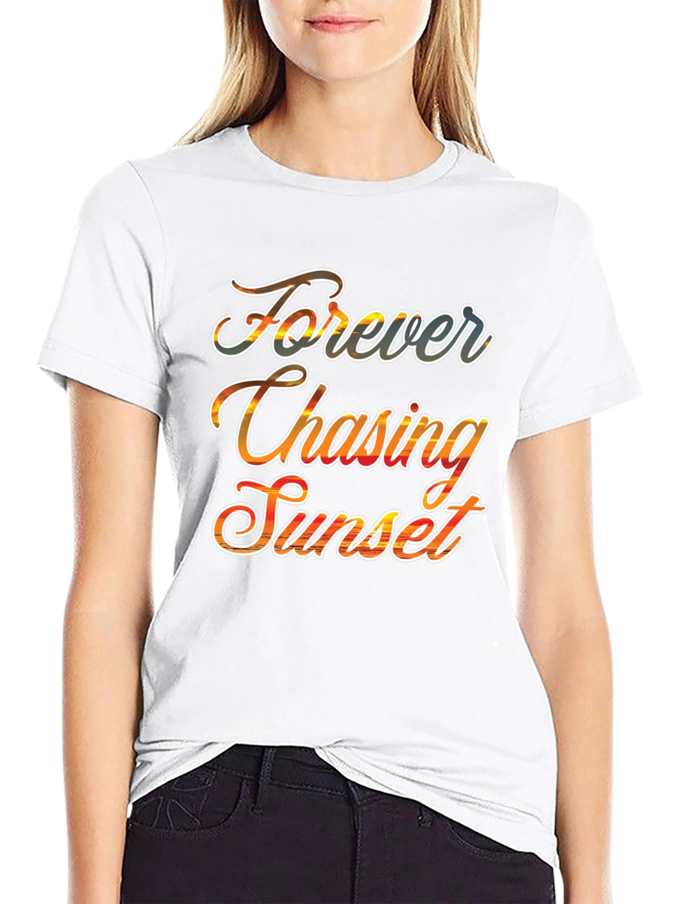 Forever Chasing Sunset Graphic T-Shirt