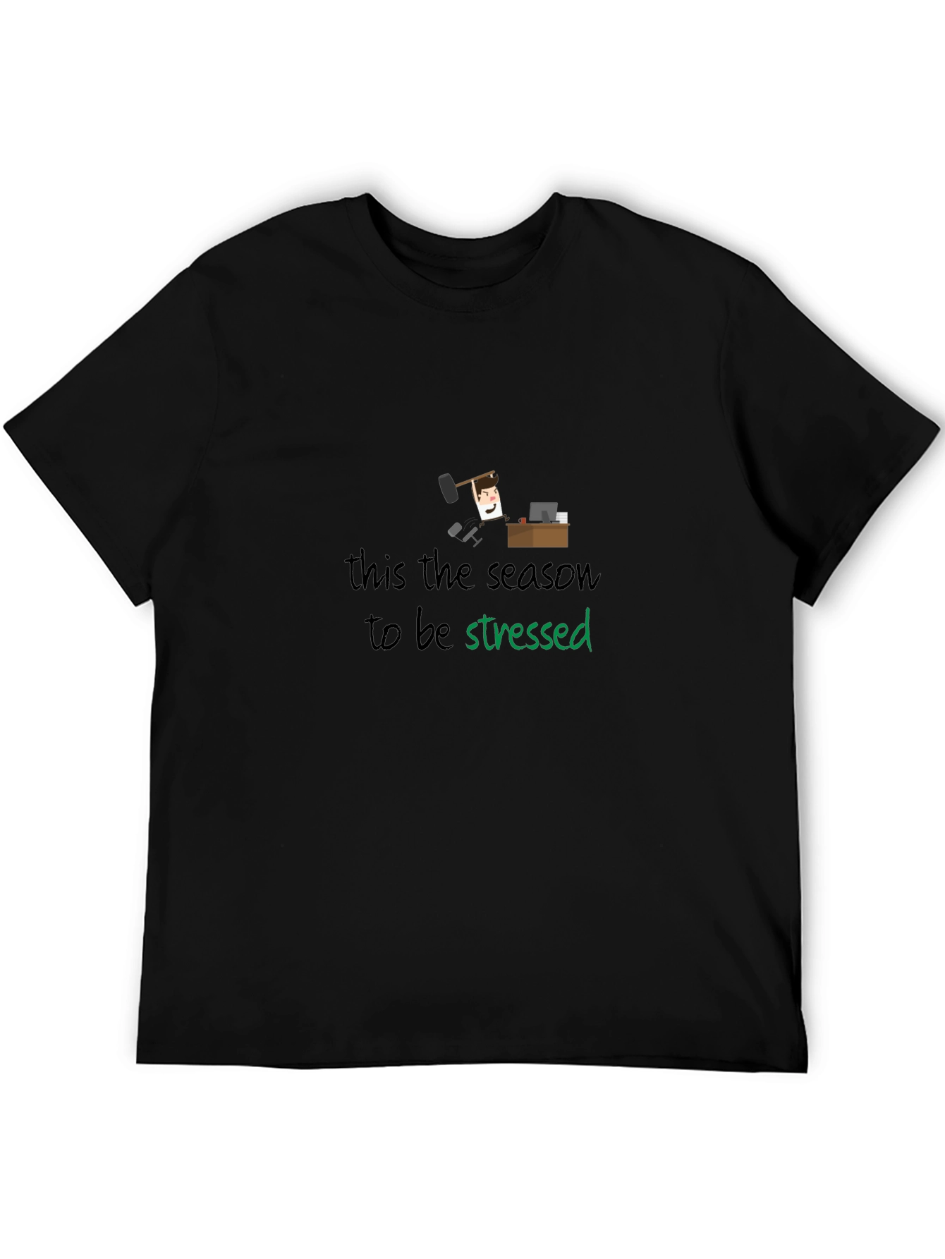 Stressed Season T-Shirt - Humorous Holiday Tee