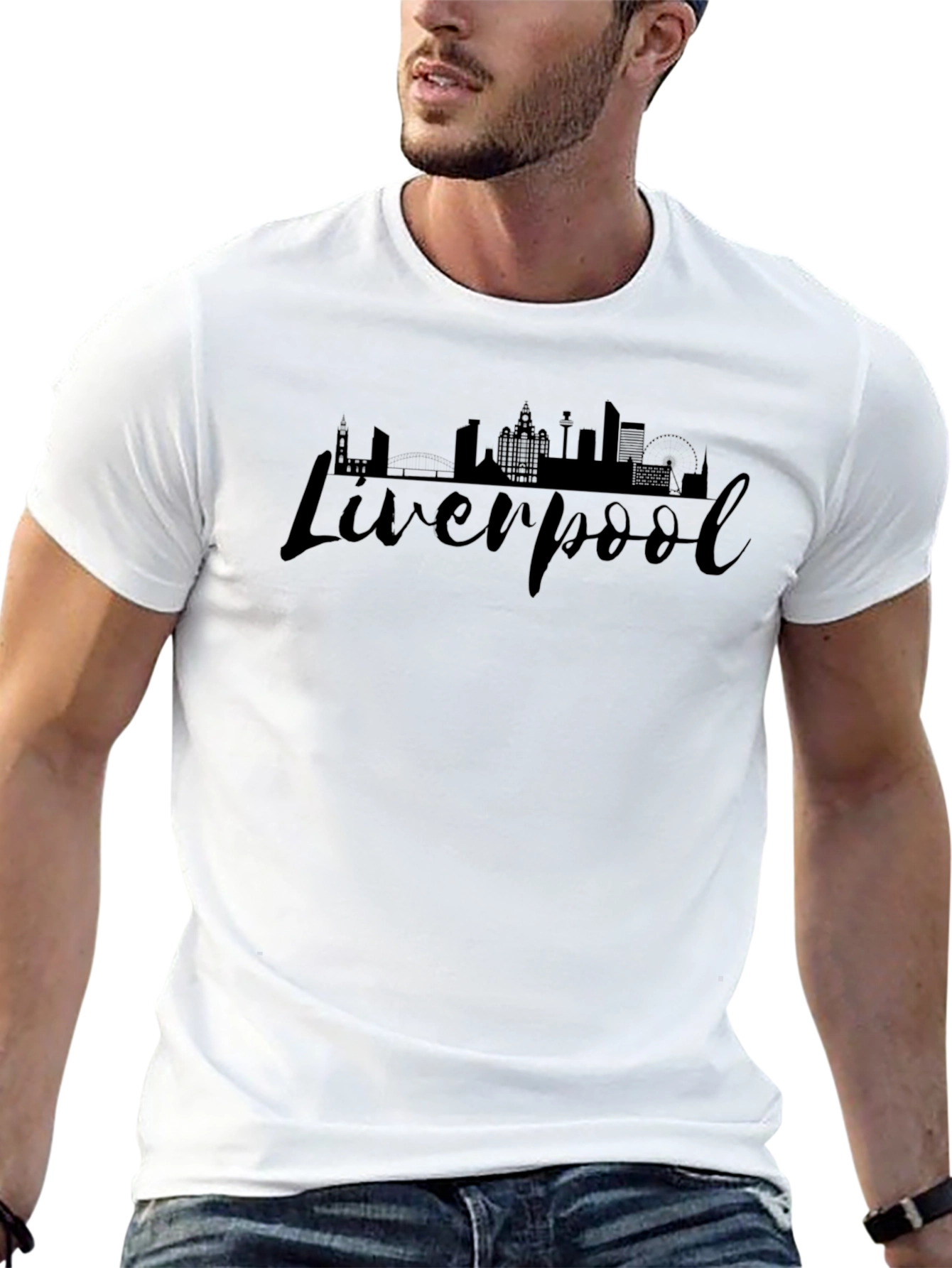 Liverpool Skyline T-Shirt - Cityscape Tee