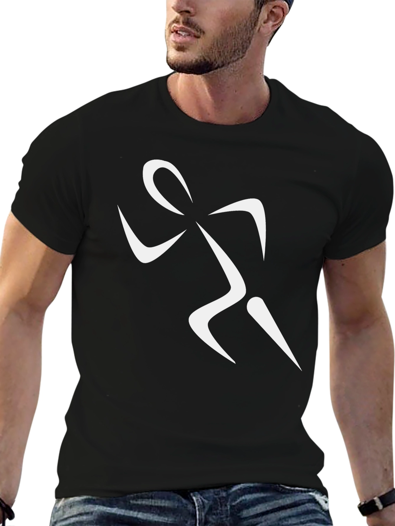 Runner Graphic Tee - Black
