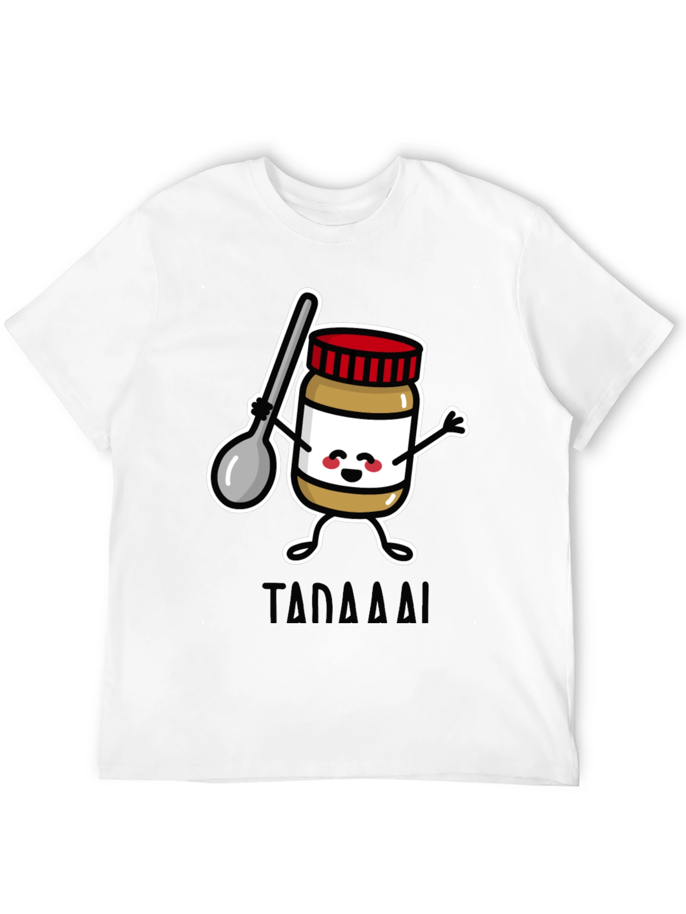 Peanut Butter Jar Cartoon Graphic Tee