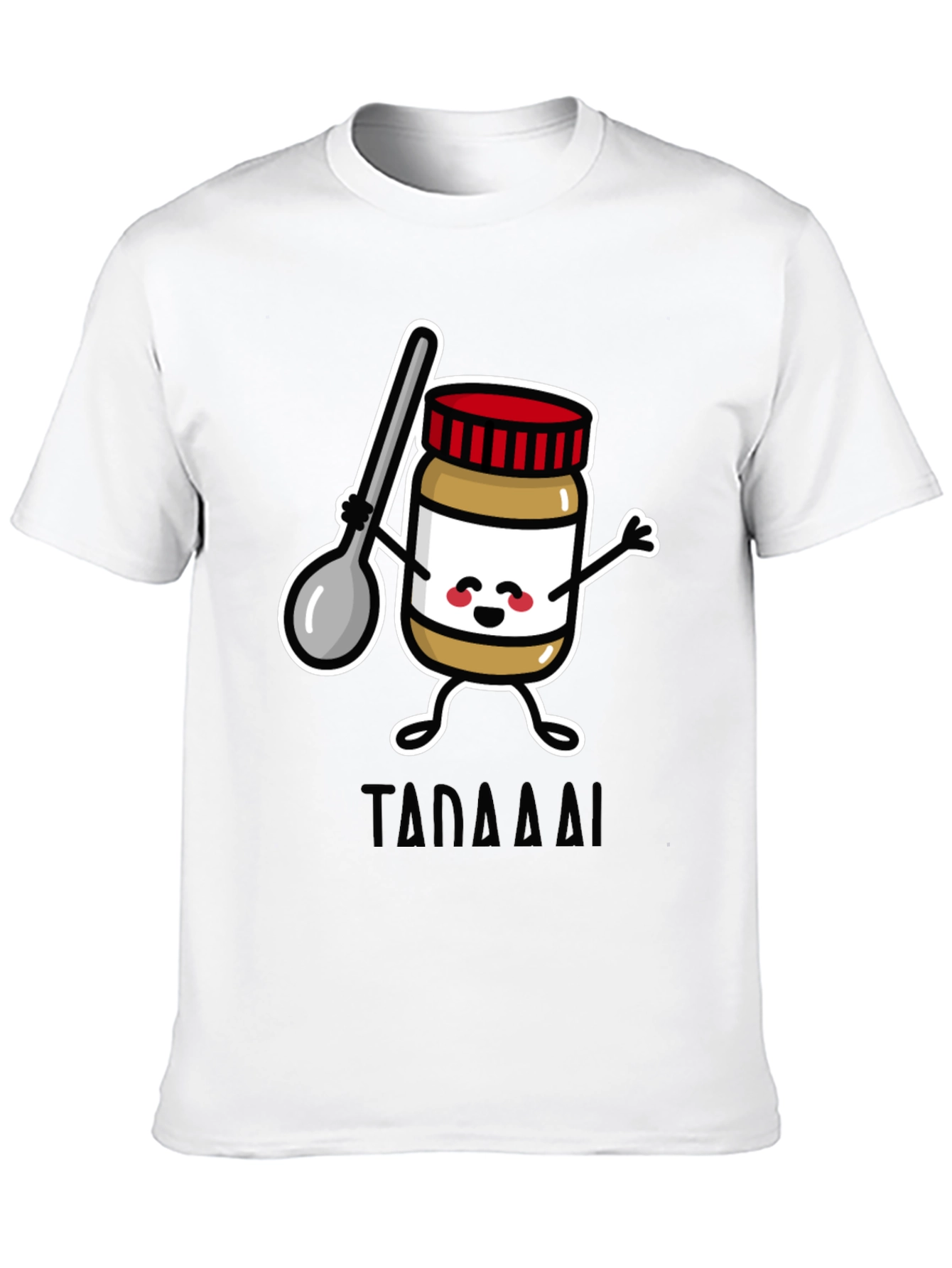 Peanut Butter Jar Cartoon Graphic Tee