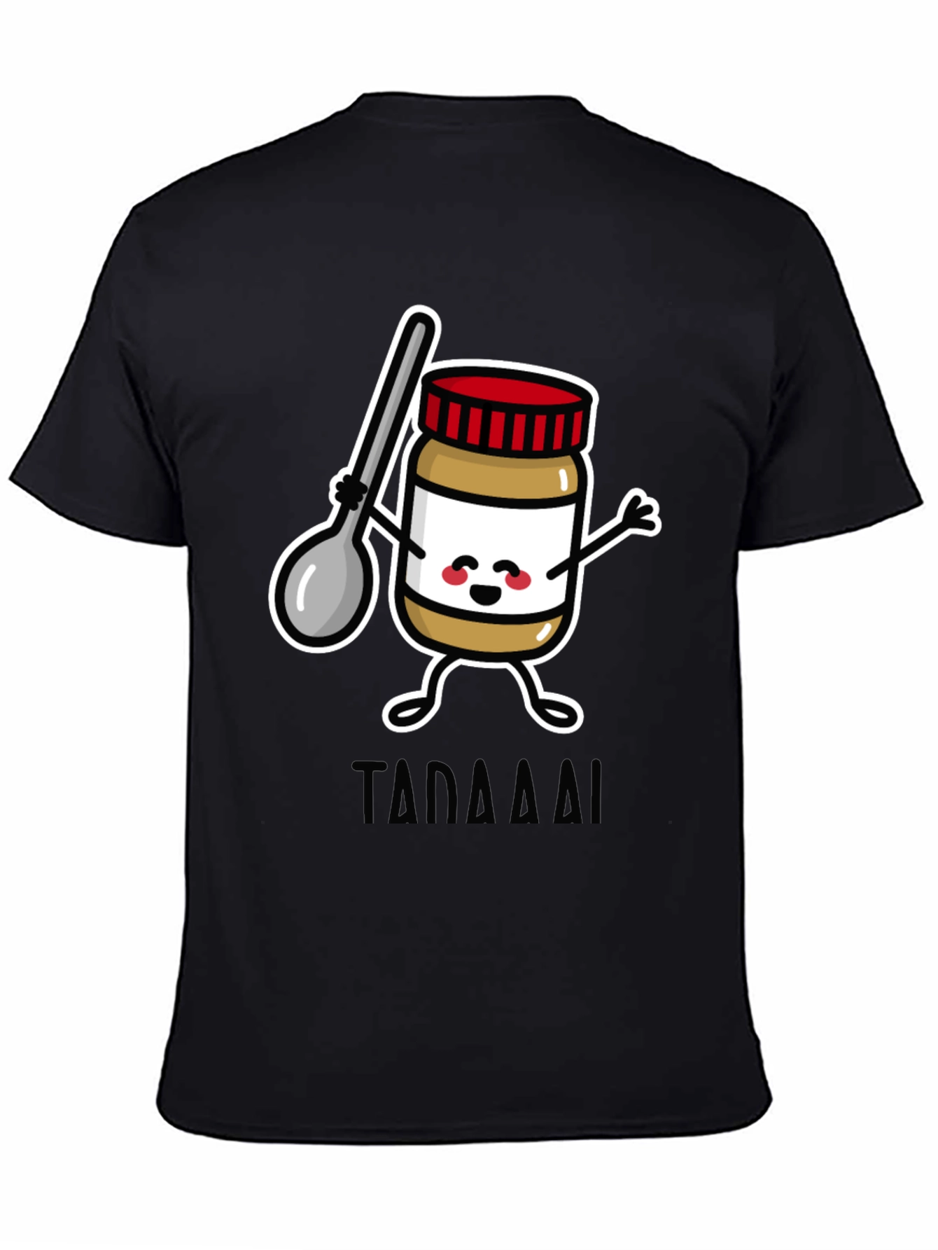 Peanut Butter Jar Cartoon Graphic Tee