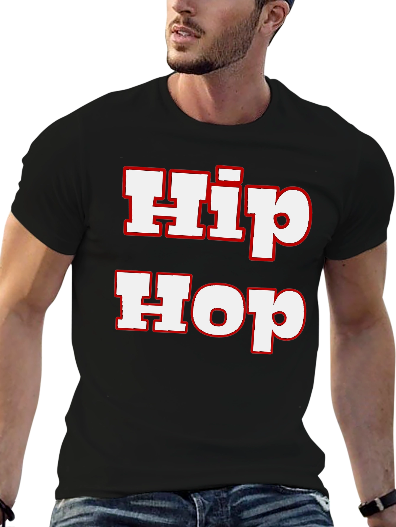Hip Hop Graphic Tee - Bold Streetwear Style