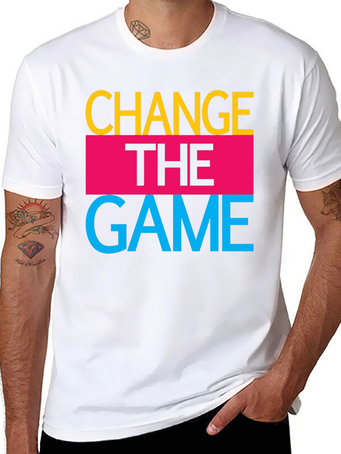 Change the Game Graphic T-Shirt - Bold Style
