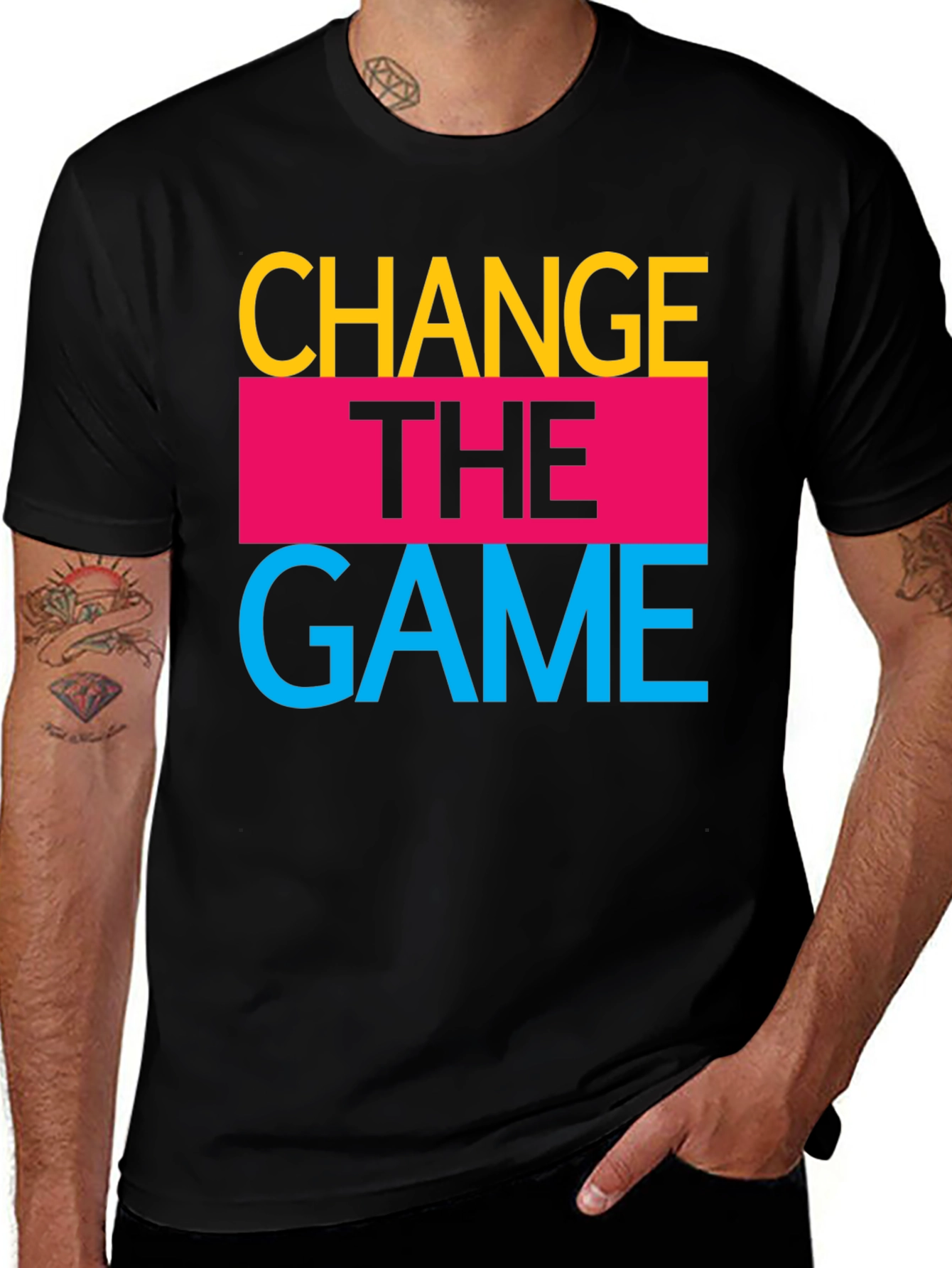 Change the Game Graphic T-Shirt - Bold Style