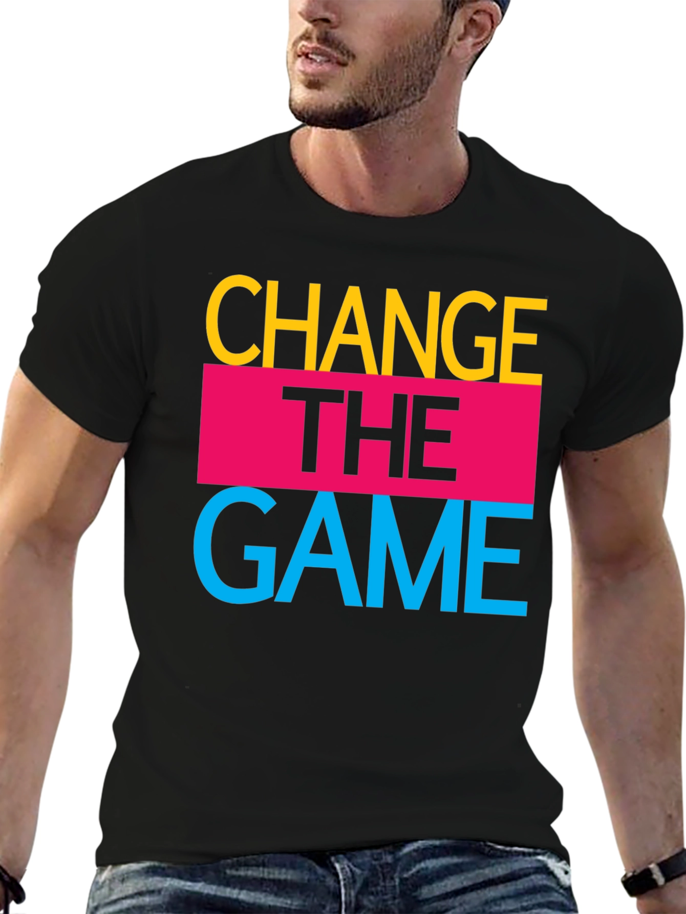 Change the Game Graphic T-Shirt - Bold Style