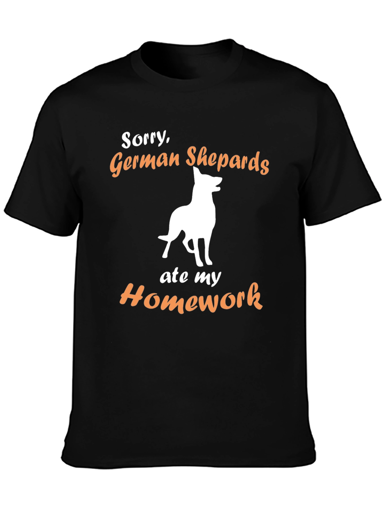 German Shepherd Ate My Homework T-Shirt