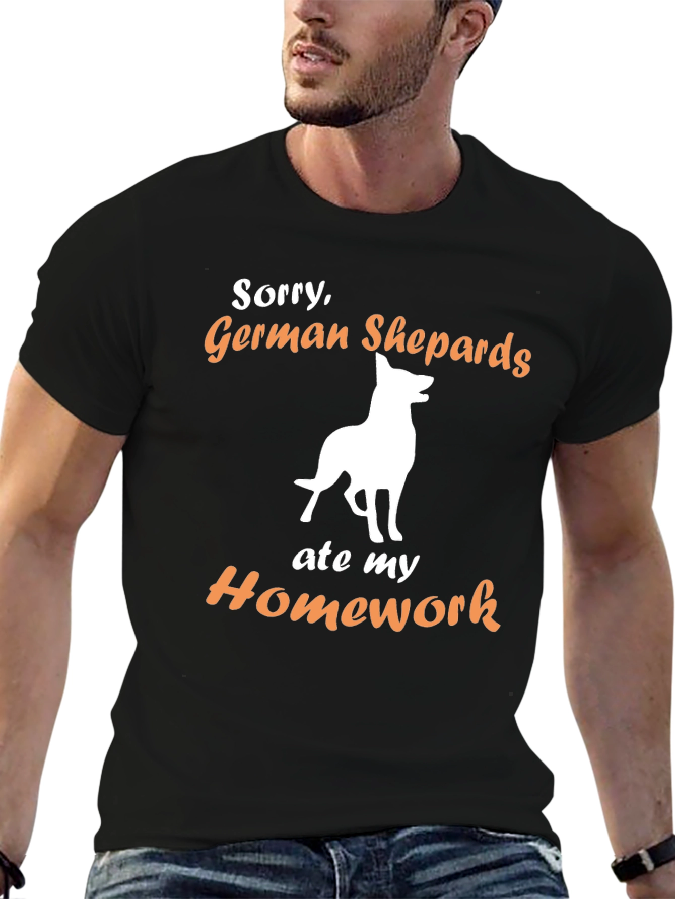 German Shepherd Ate My Homework T-Shirt