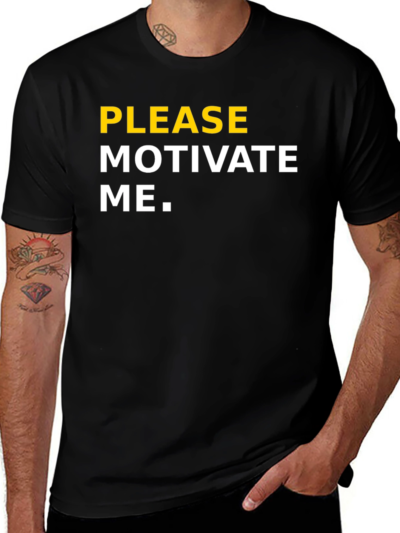 Please Motivate Me - Graphic Tee