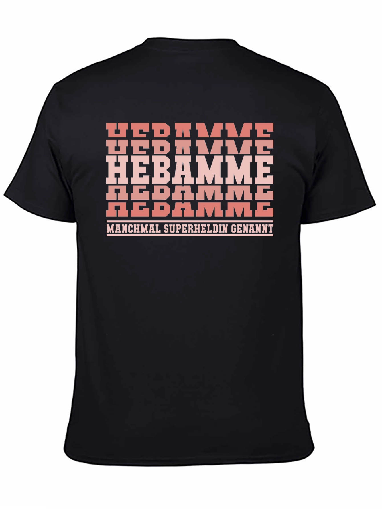 Hebamme Superheldin T-Shirt - German Midwife Tee