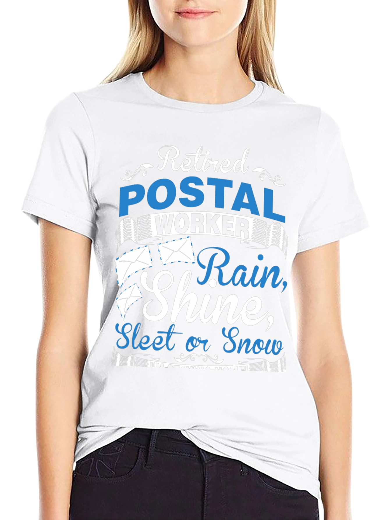 Retired Postal Worker Graphic T-Shirt