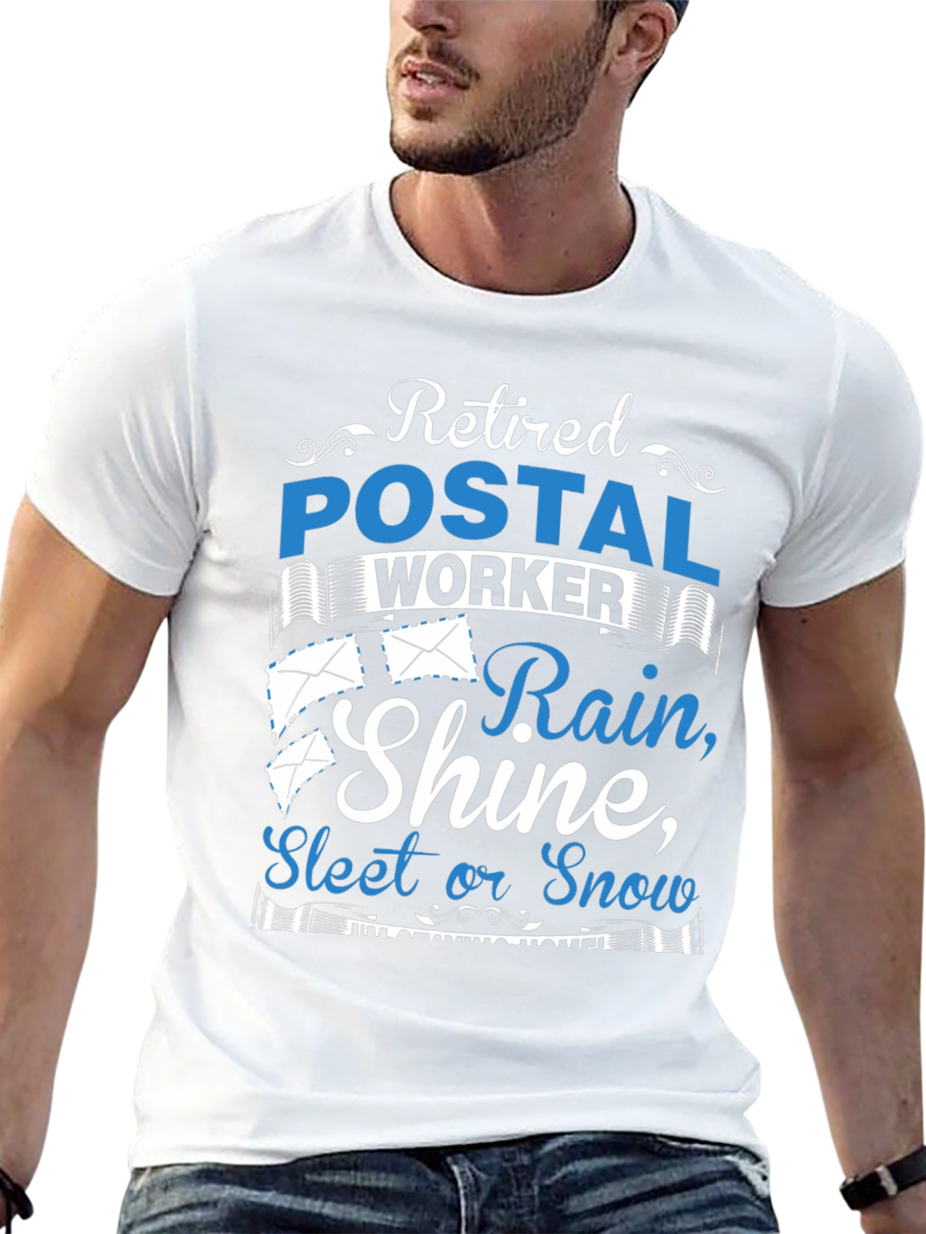 Retired Postal Worker Graphic T-Shirt