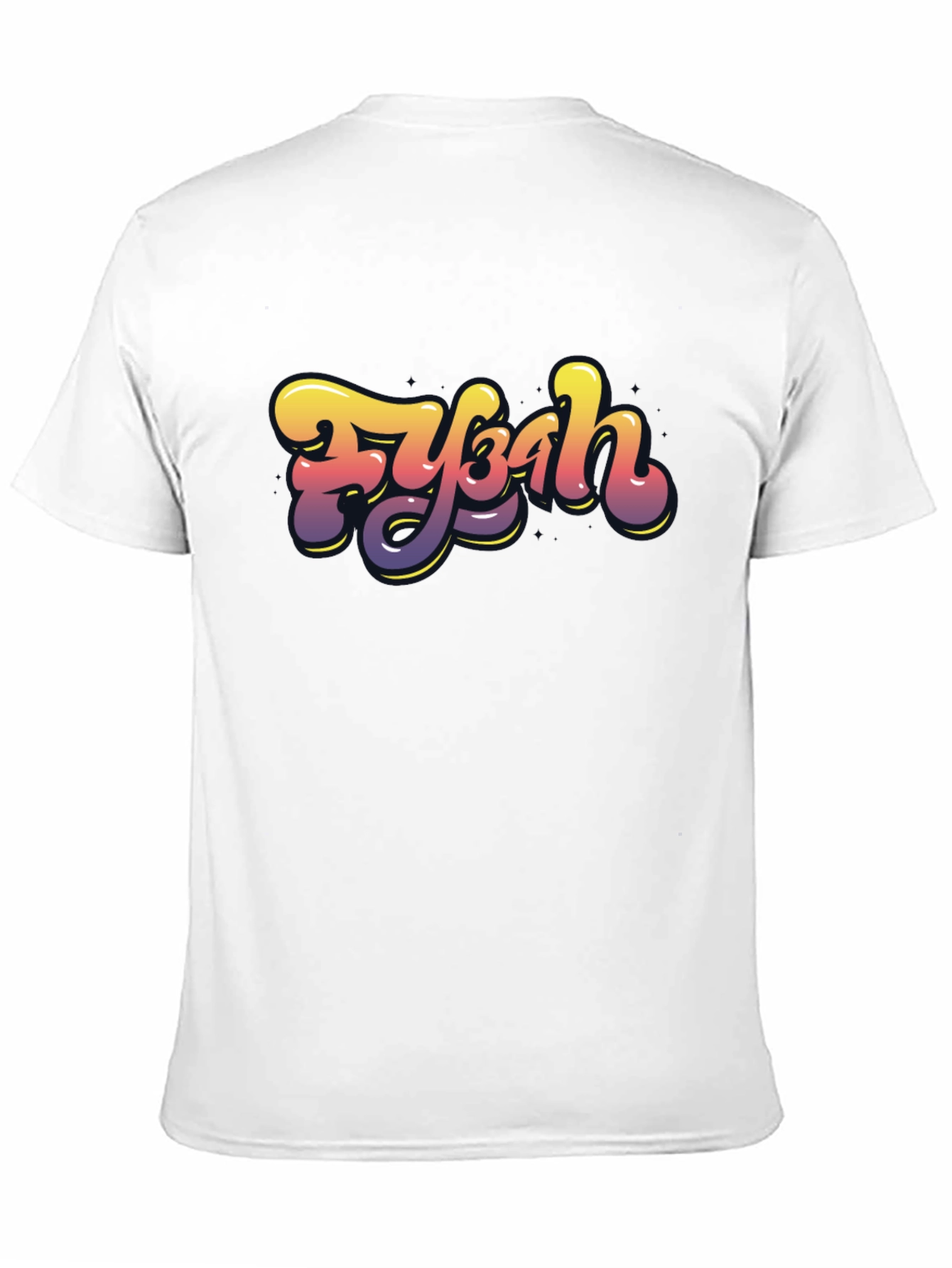 Fybah Gradient Graphic T-Shirt