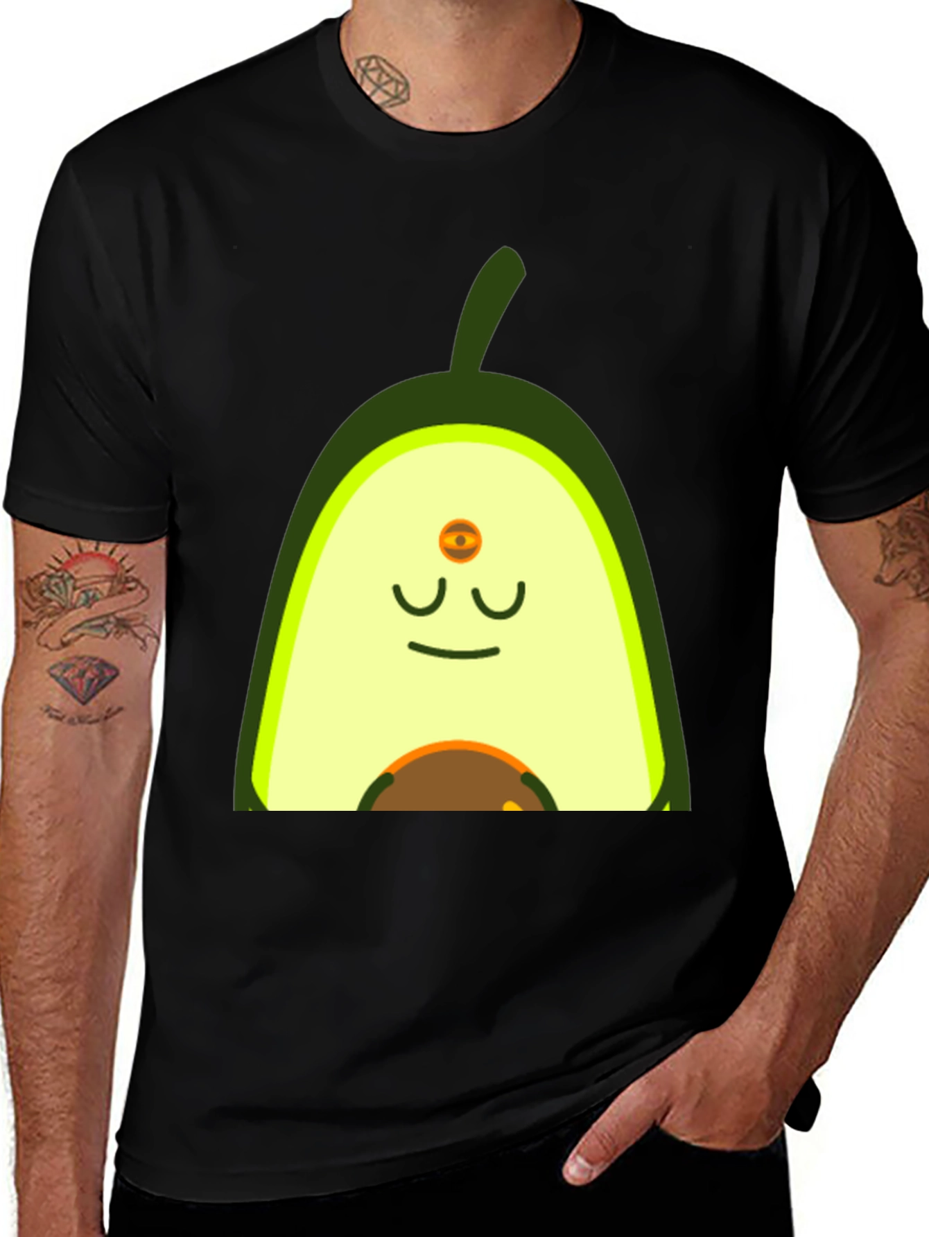 Zen Avocado Graphic Tee