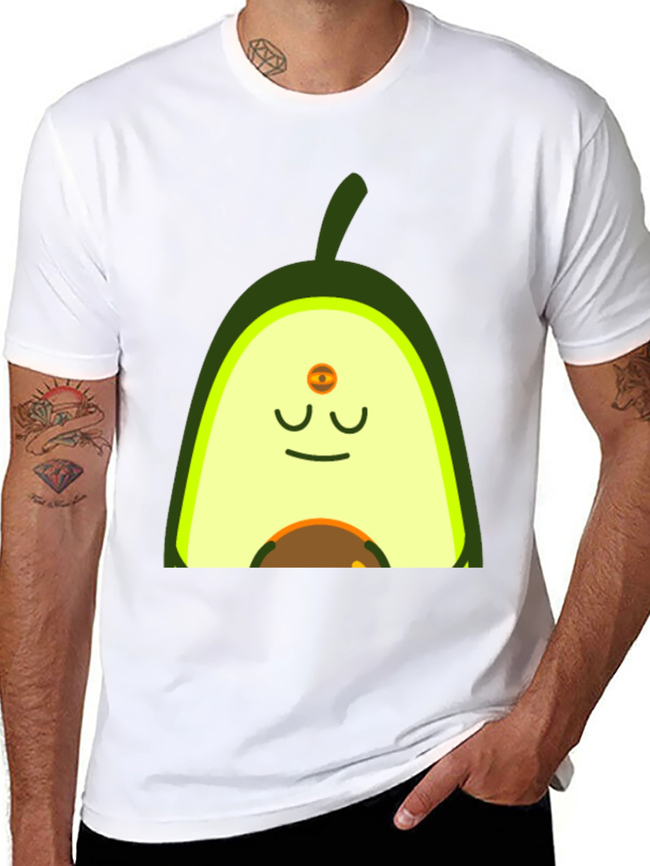 Zen Avocado Graphic Tee