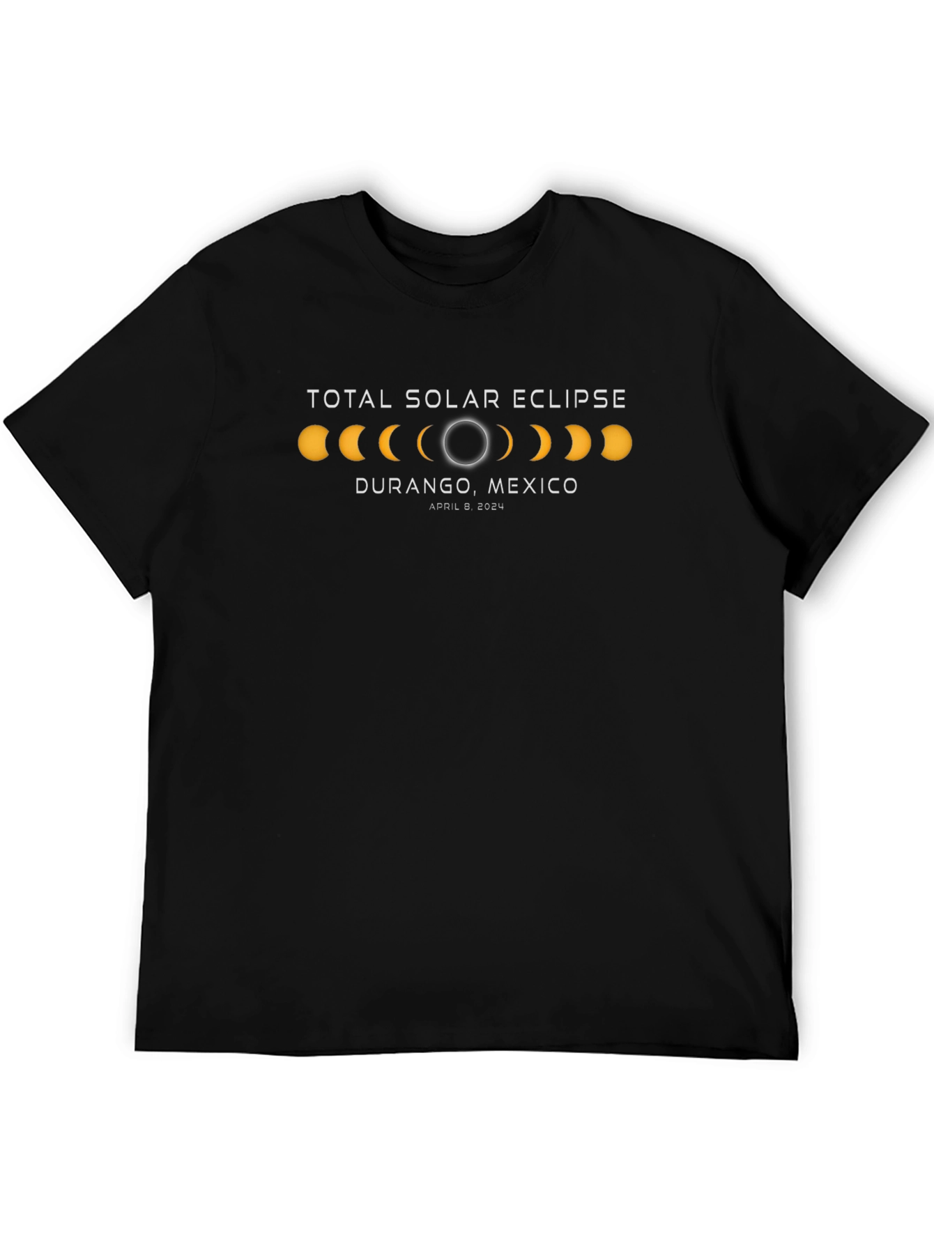 Total Solar Eclipse Durango Mexico April 8 2024 T-Shirt