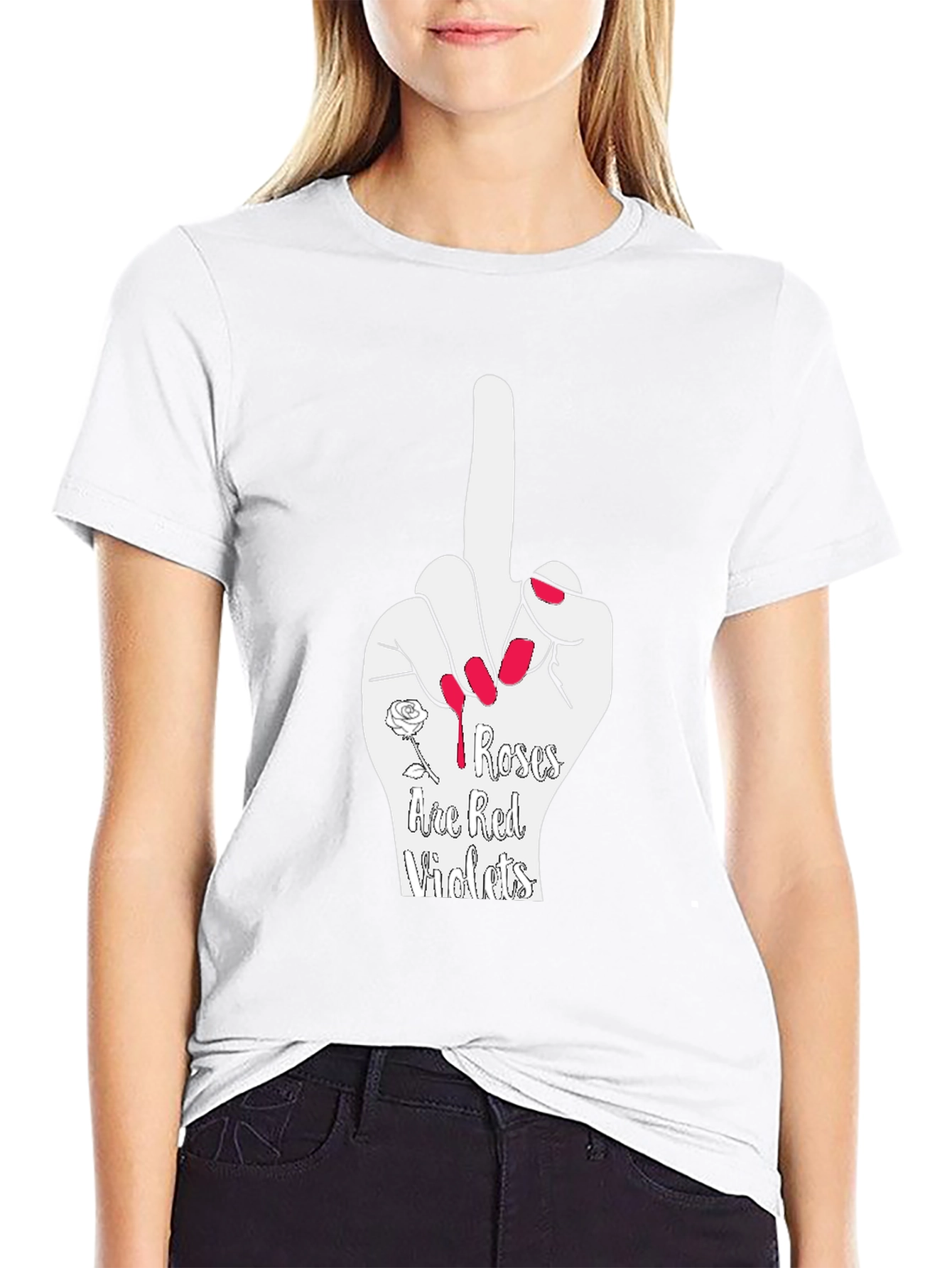 Roses Are Red T-Shirt Offensive Humor Graphic Tee