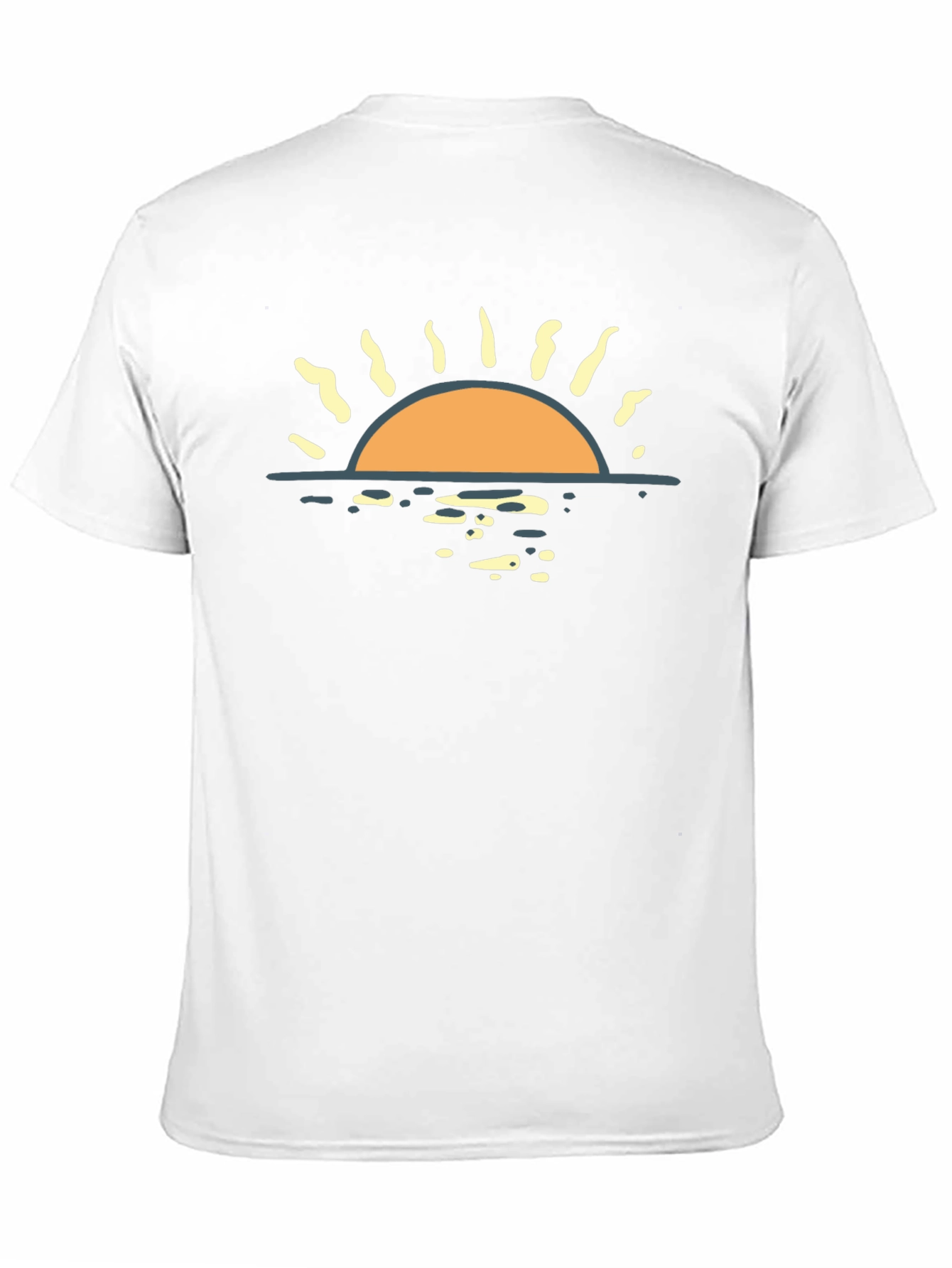 Sunset Graphic Black T-Shirt