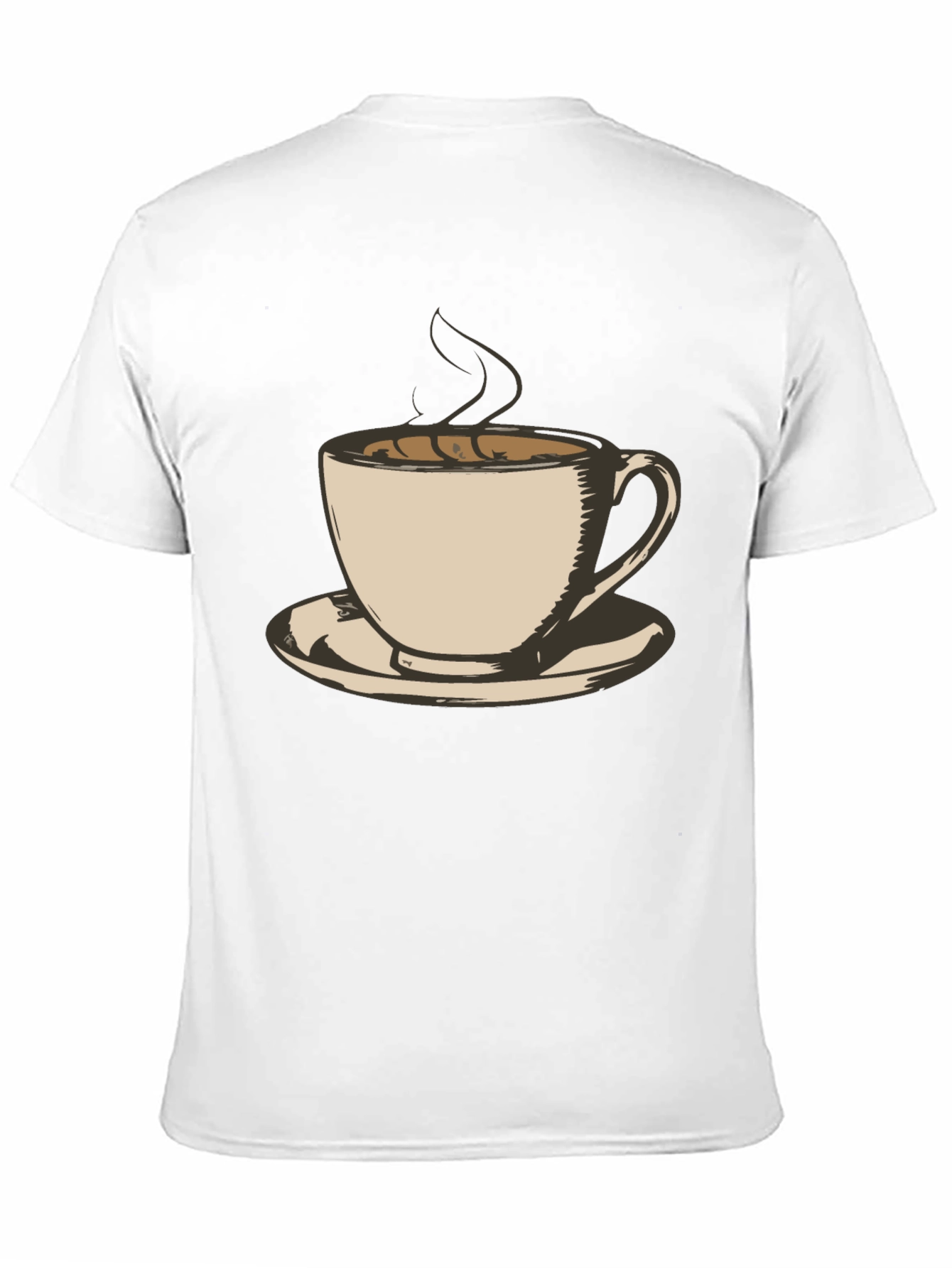 Coffee Cup Graphic Tee - Black Unisex T-Shirt