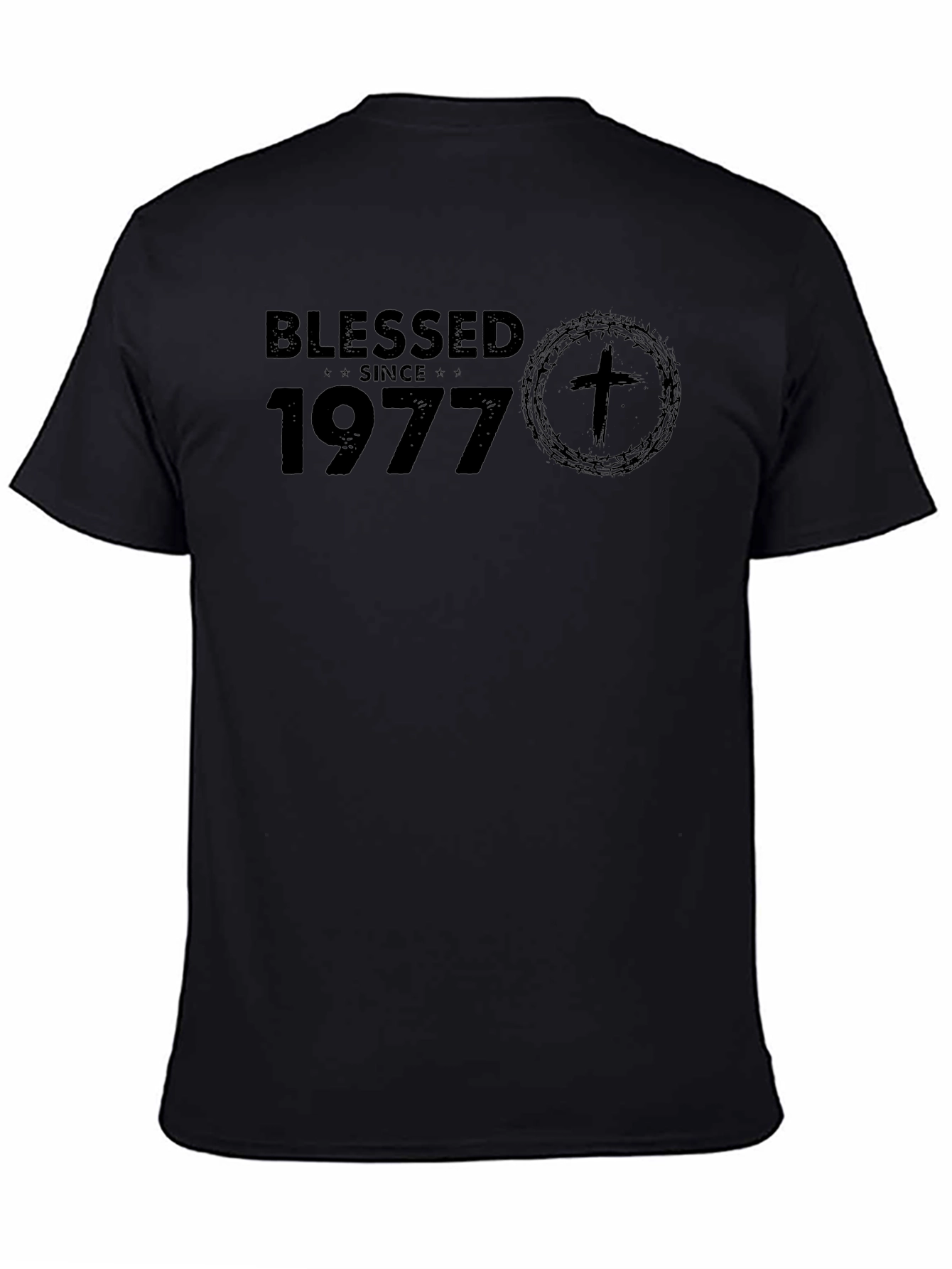 Blessed Since 1977 Graphic T-Shirt