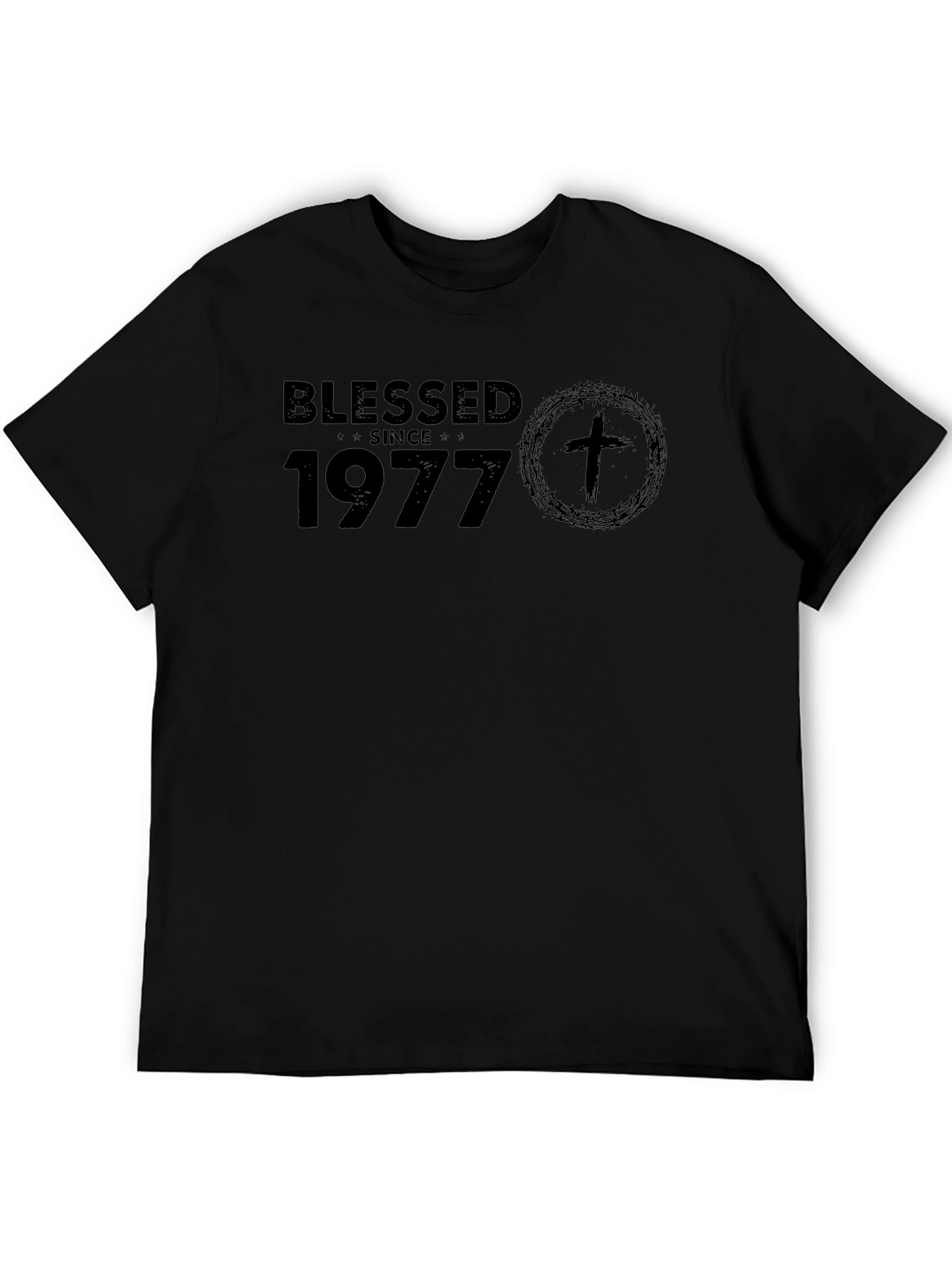 Blessed Since 1977 Graphic T-Shirt